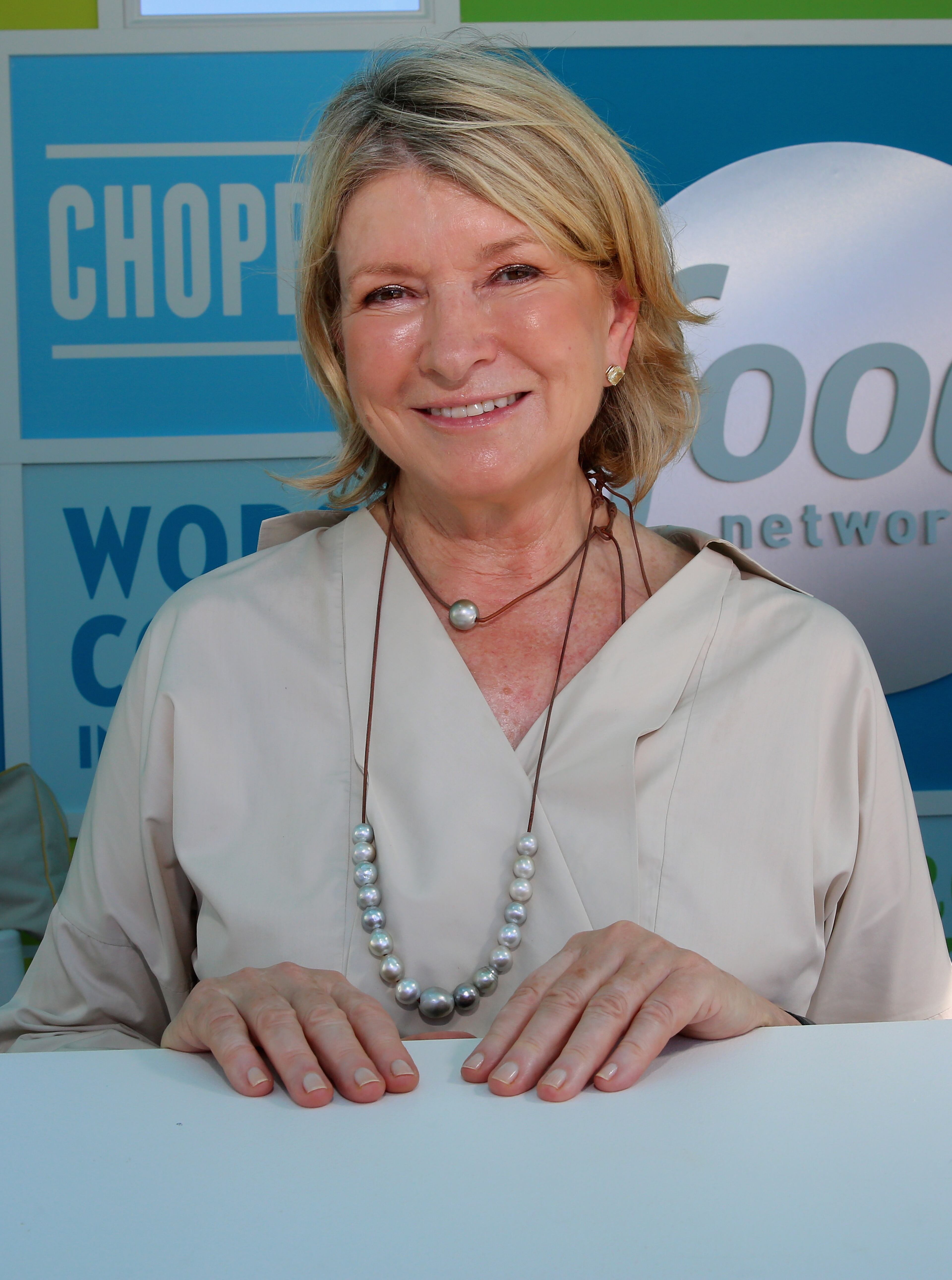 Martha Stewart attends KitchenAid® Culinary Demonstrations during the Food Network South Beach Wine & Food Festival at Grand Tasting Village on February 22, 2014 in Miami Beach, Florida. (Photo by Aaron Davidson/Getty Images for Food Network SoBe Wine & Food Festival)