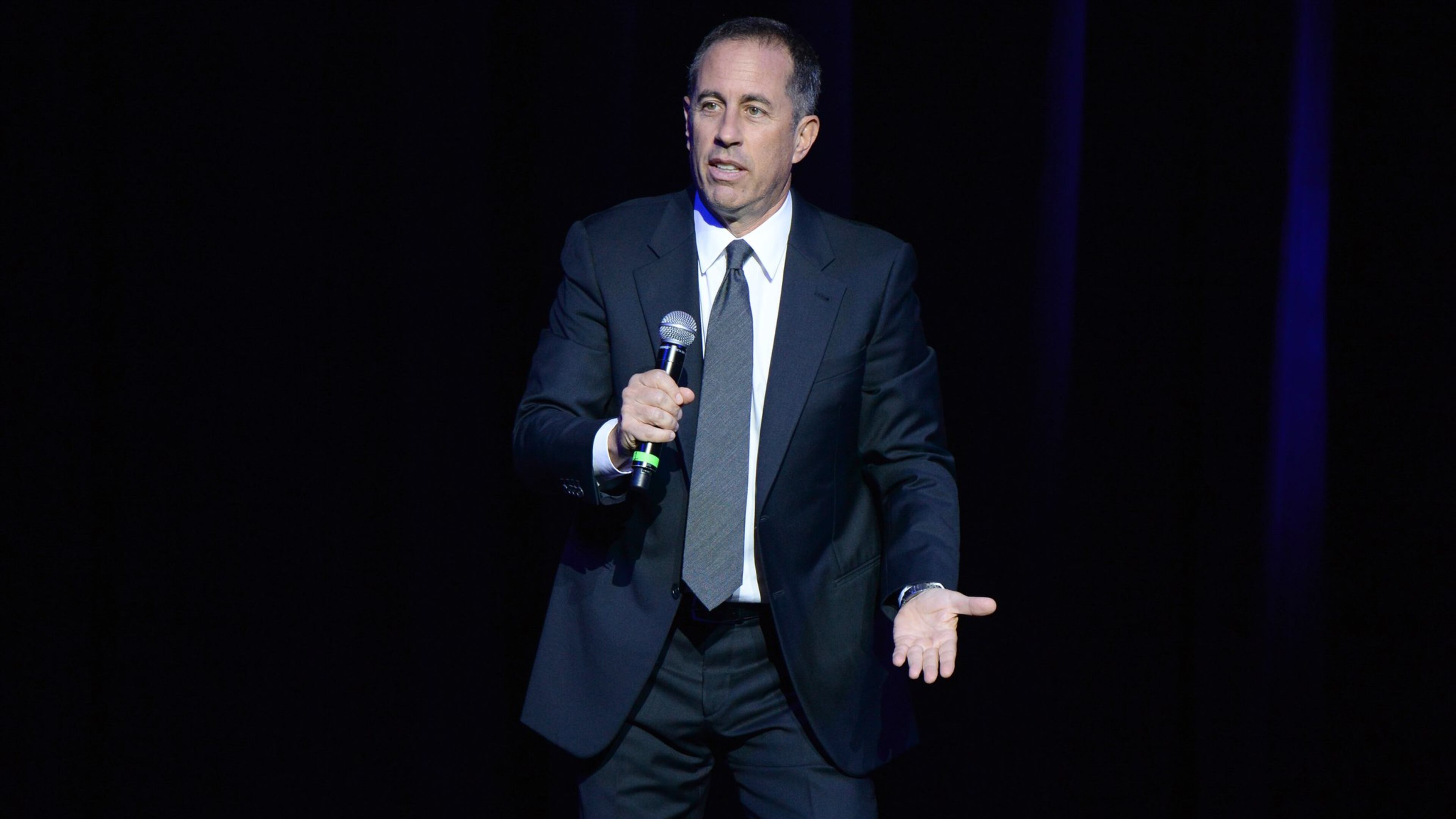 Jerry Seinfeld will return to the Fox Theatre for two shows on April 7. GETTY IMAGES