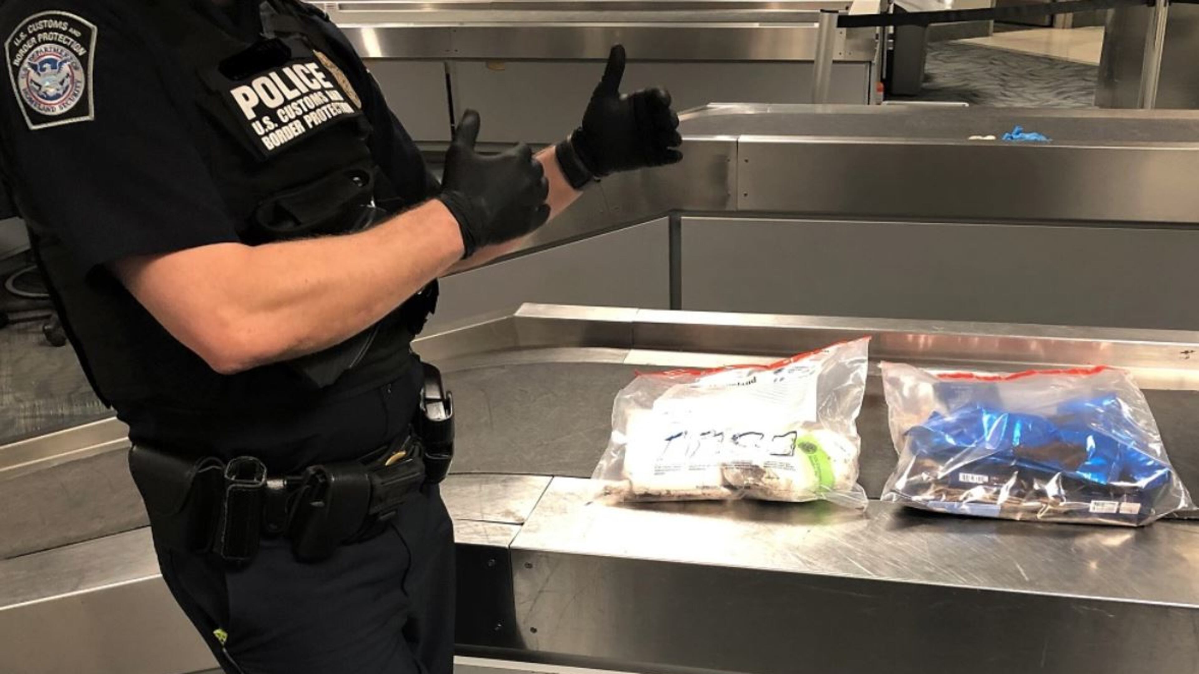 U.S. Customs and Border Protection officers at Hartsfield-Jackson International Airport made four cocaine seizures since late November.