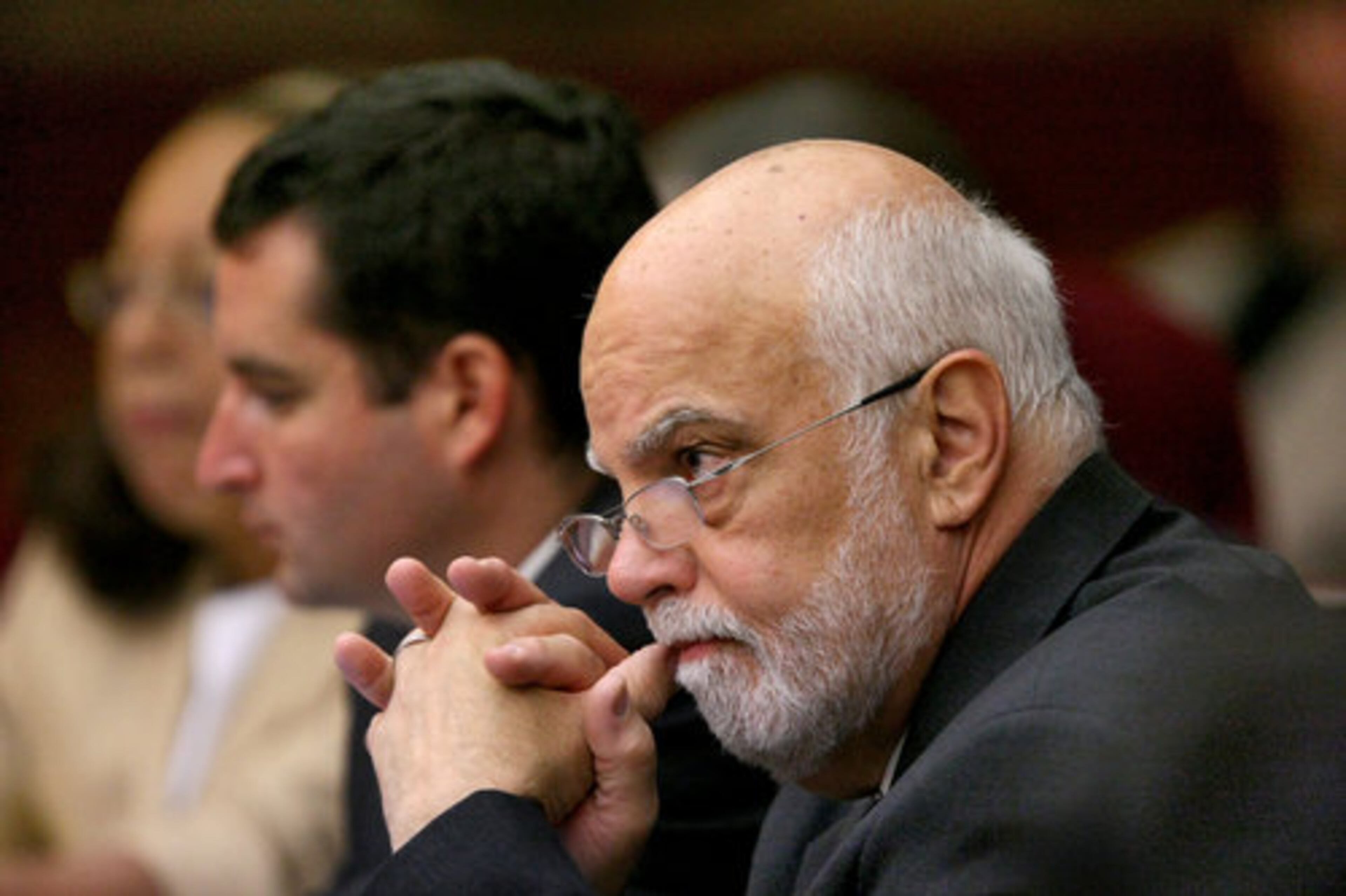 Nichols was on trial on charges of kidnapping and raping his former girlfriend when he allegedly assaulted a deputy, escaped from his holding cell at the Fulton courthouse in downtown Atlanta and went on the shooting rampage. He evaded capture downtown and was arrested a day later after taking a Gwinnett County woman hostage in her apartment. In this photo, defense attorney Joe Guastaferro listens to the opening proceedings.