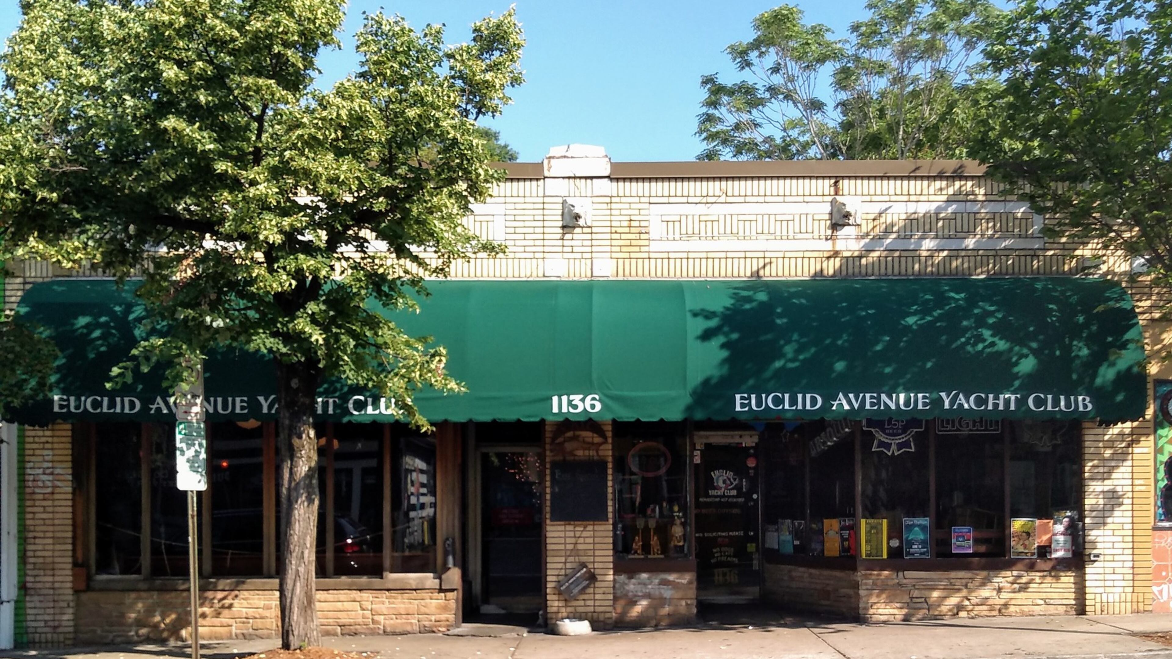 The exterior of Euclid Avenue Yacht Club. / Euclid Avenue Facebook page
