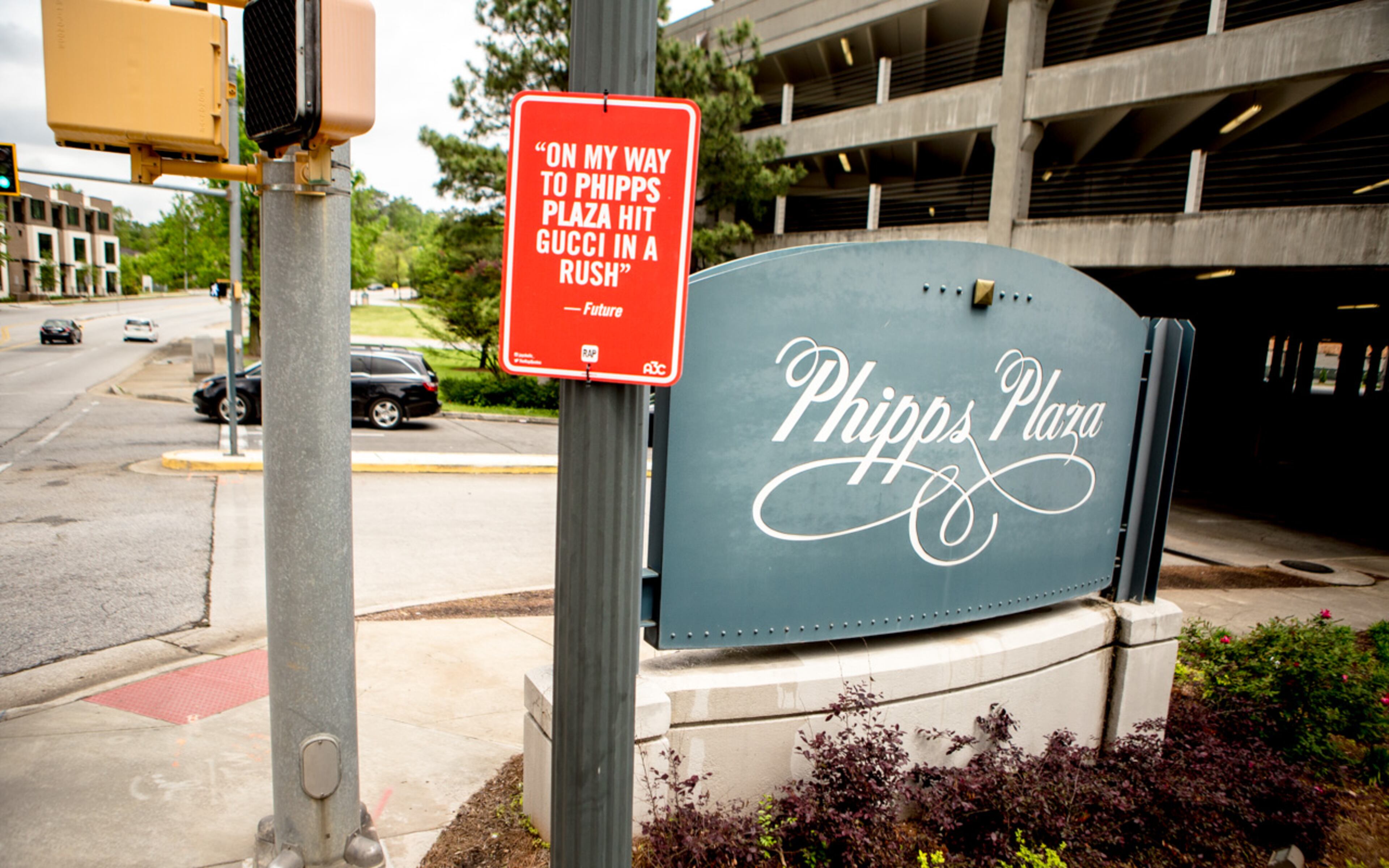 "The Rap Quotes" at Phipps Plaza.