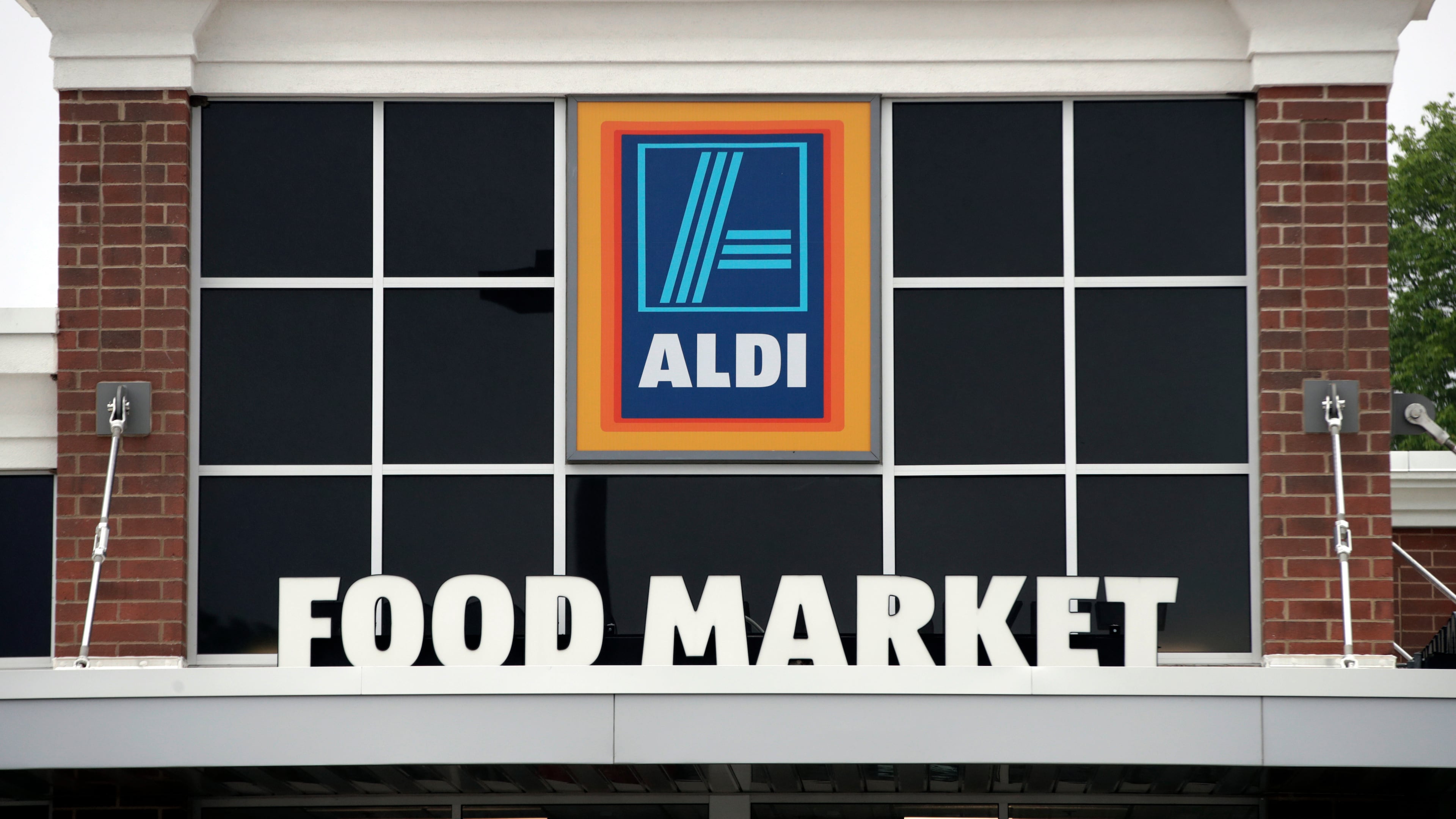 FILE - An Aldi's Food Market in Salem, N.H on June 5, 2017. (AP Photo/Elise Amendola, File)