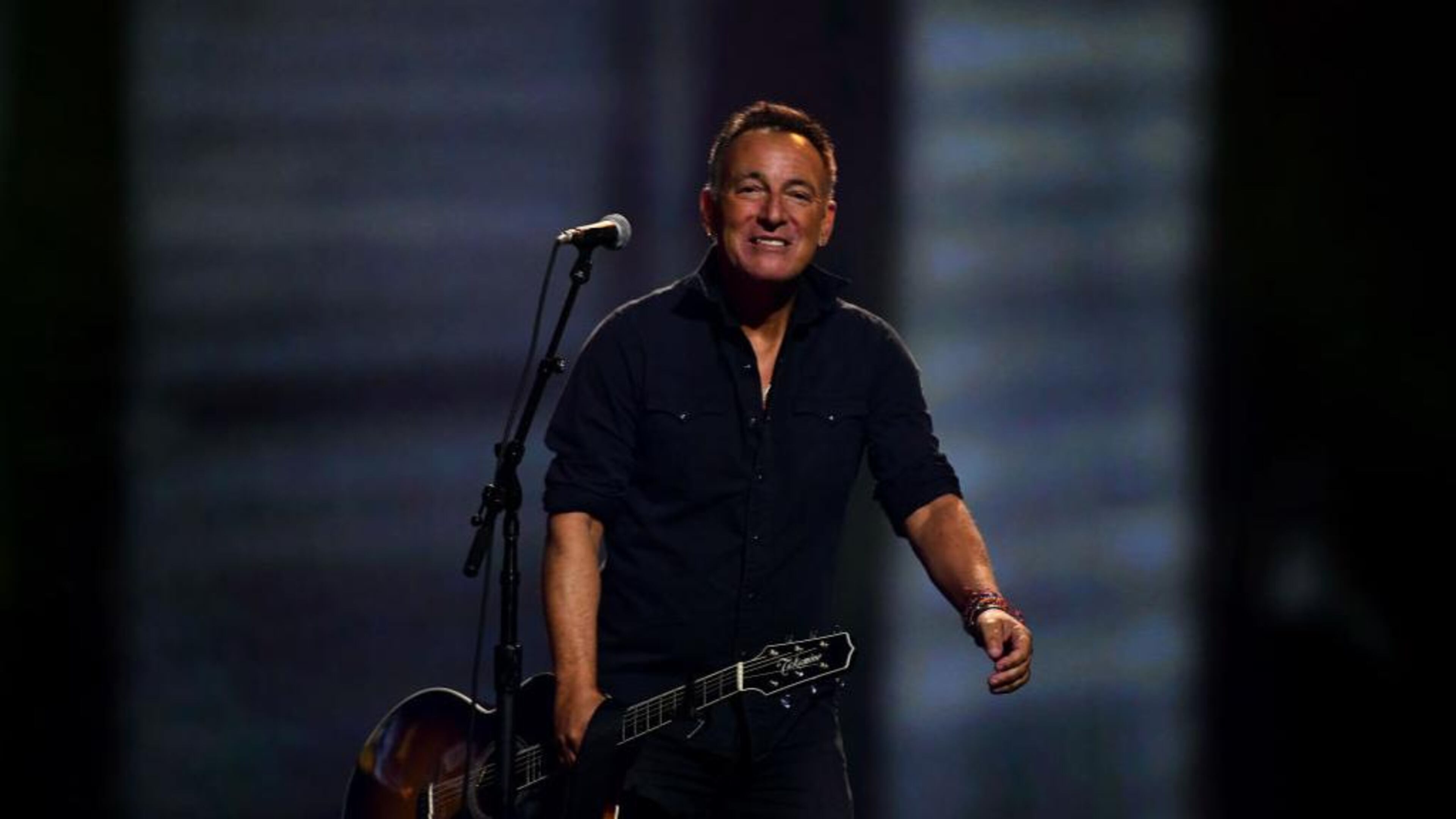 Singer-songwriter Bruce Springsteen performs during the closing ceremony of the Invictus Games 2017 at Air Canada Centre on September 30, 2017 in Toronto, Canada.