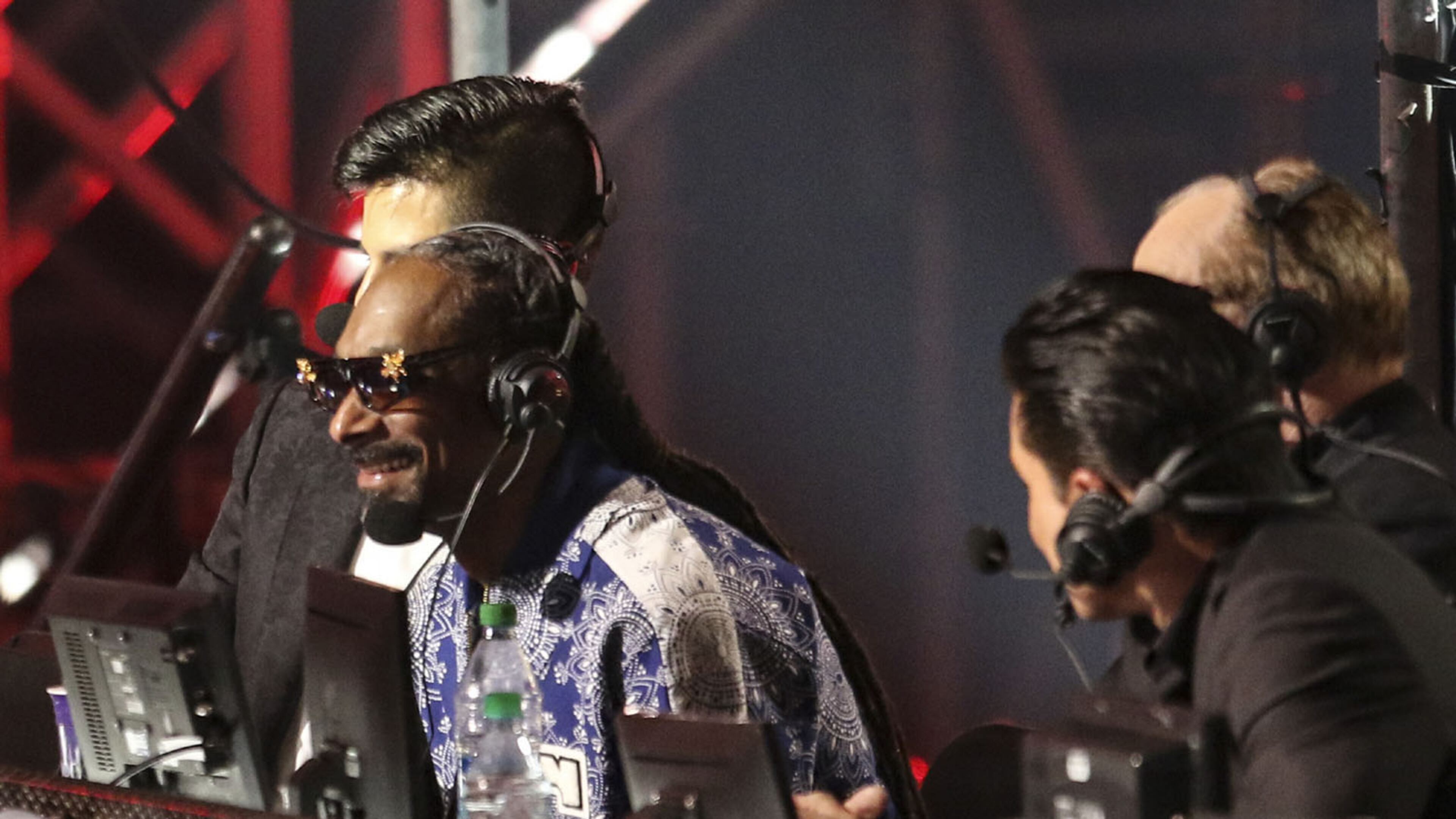 Snoop Dogg at pay-per-view event Saturday night, April 17, 2021, at Mercedes Benz-Stadium in downtown Atlanta. (Photo: Robb Cohen for The Atlanta Journal-Constitution)