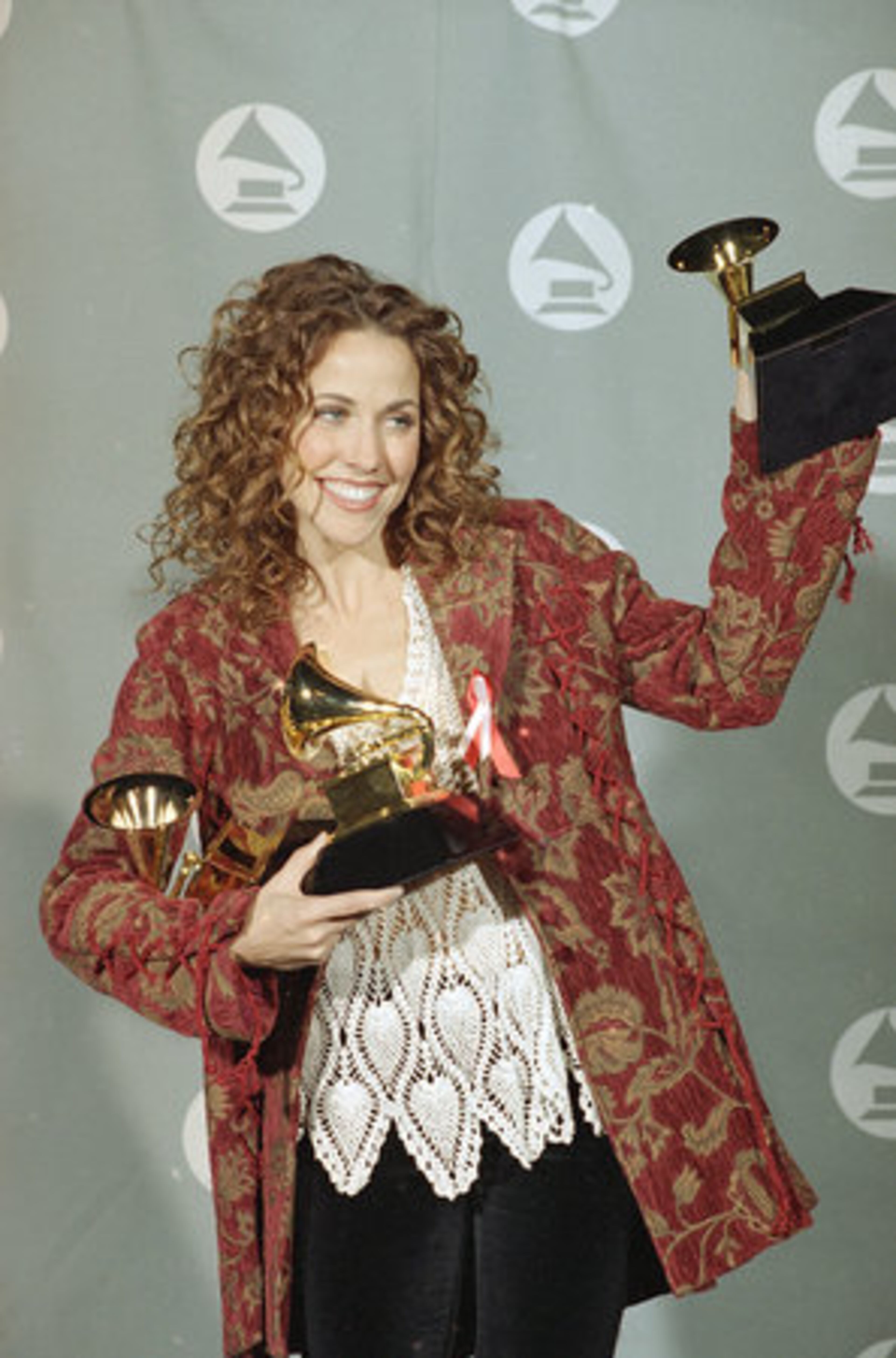 It seems like just yesterday that "All I Wanna Do," the hit single off Sheryl Crow's debut album, was seemingly on the radio 24-7. But Crow won the Grammy in 1995, beating out Ace of Base and Green Day for the win. She's established a highly successful career recording and touring, with some acting stints in between, and adopted two children.