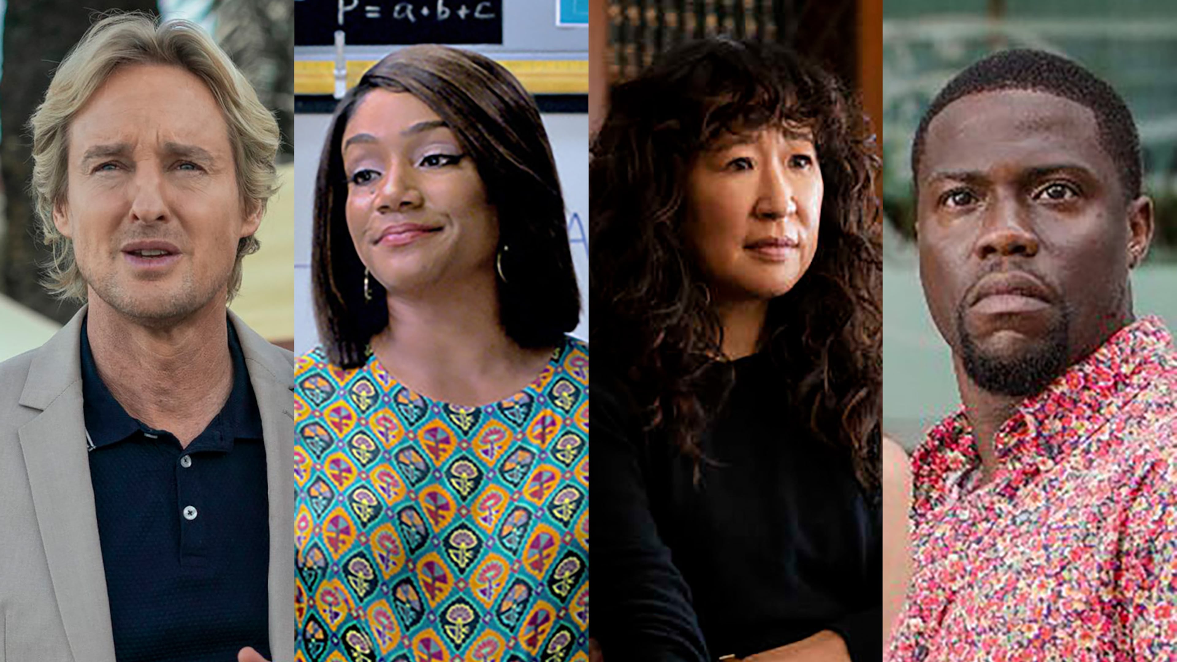 United Talent Agency, which is opening a full-service Atlanta office, represents (L-R) Owen Wilson, Tiffany Haddish, Sandra Oh and Kevin Hart. PUBLICITY PHOTOS