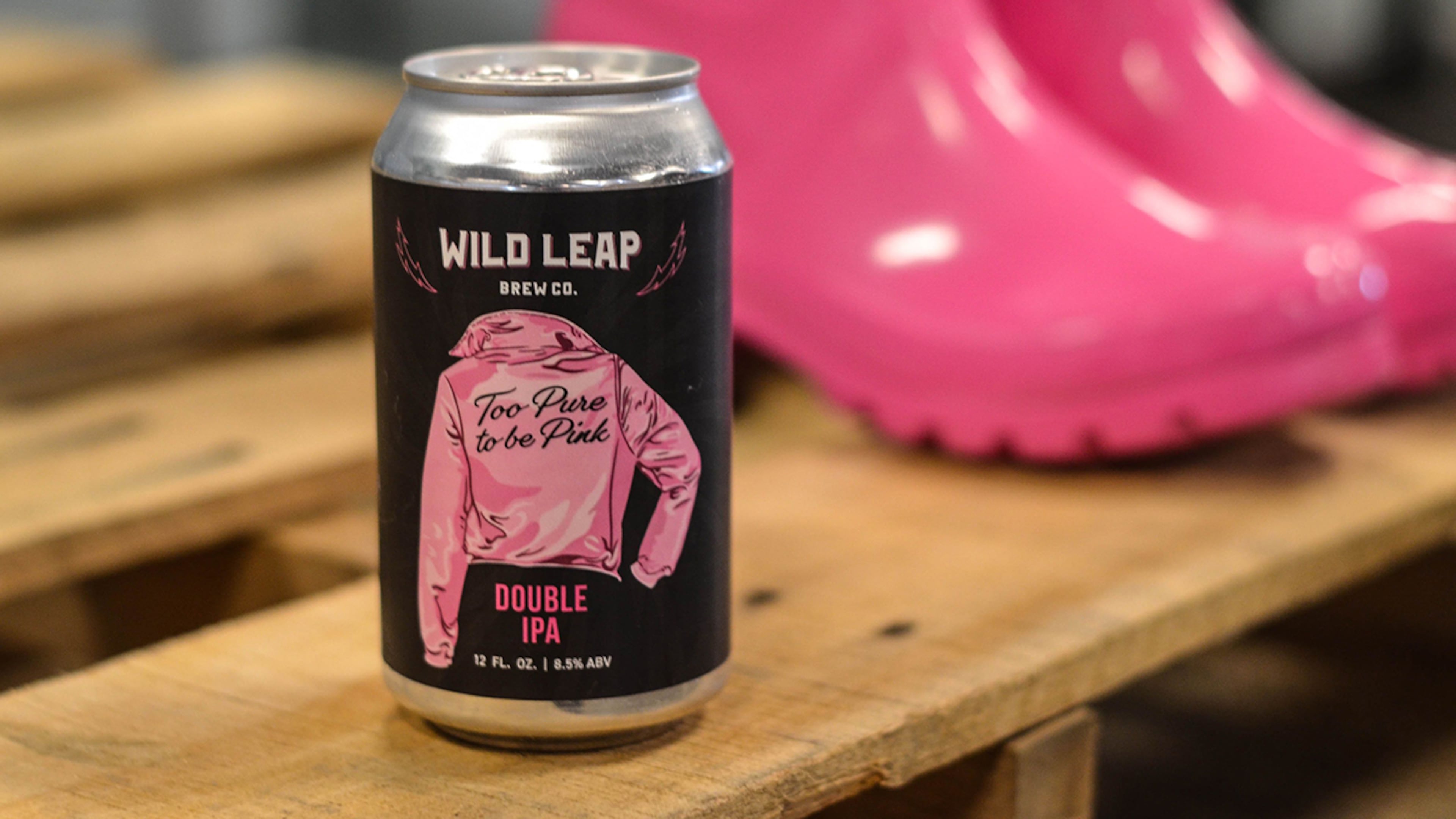 Wild Leap Too Pure To Be Pink Double IPA CONTRIBUTED BY Wild Leap Brew Co.