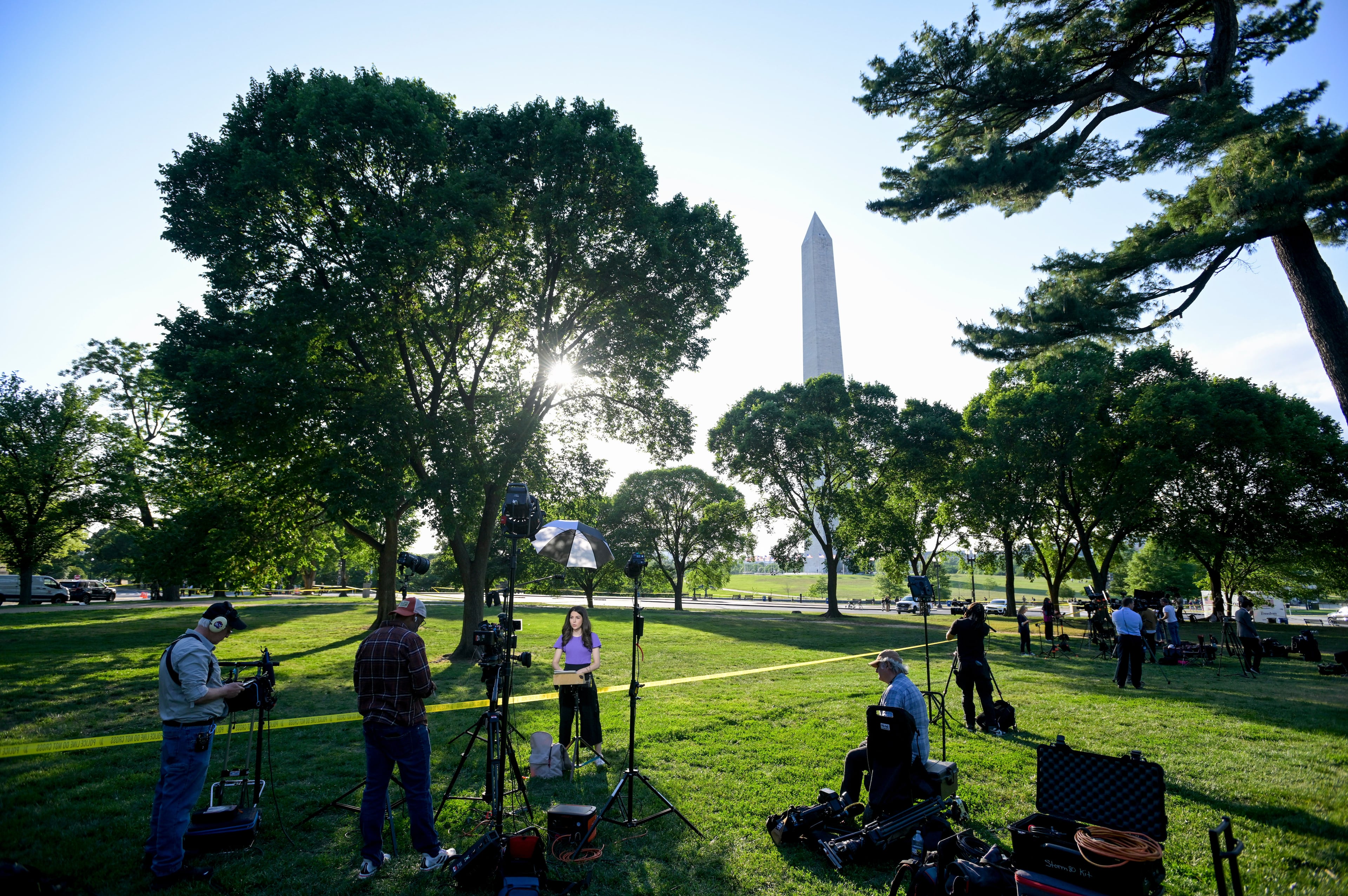Police Shooting White House
