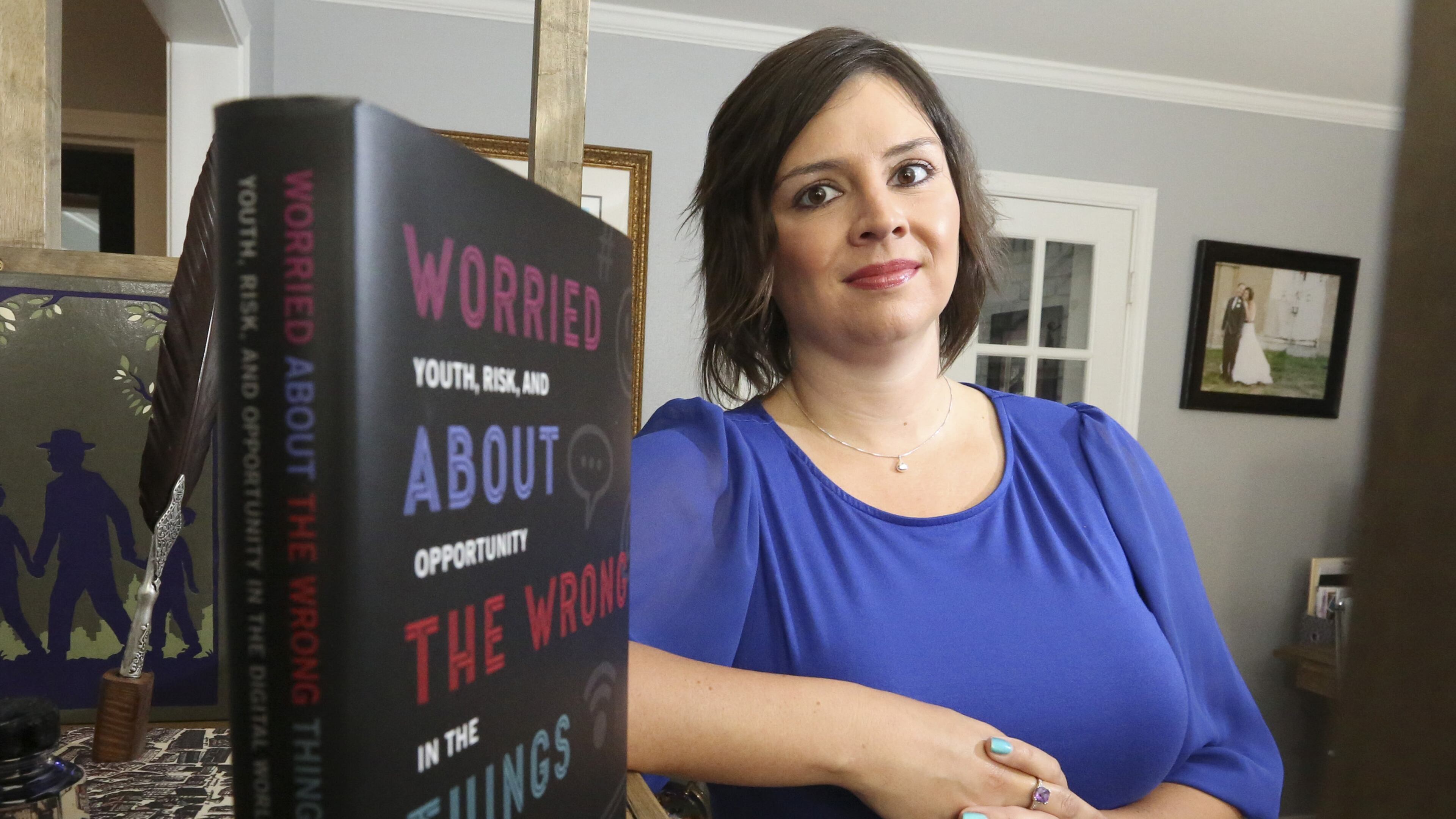 Univ. of North Texas professor and author Jacqueline Ryan Vickery photographed in her Dallas home Wednesday Aug. 2, 2017. She is the author of “Worried About the Wrong Things.” (Ron Baselice/ The Dallas Morning News/TNS)