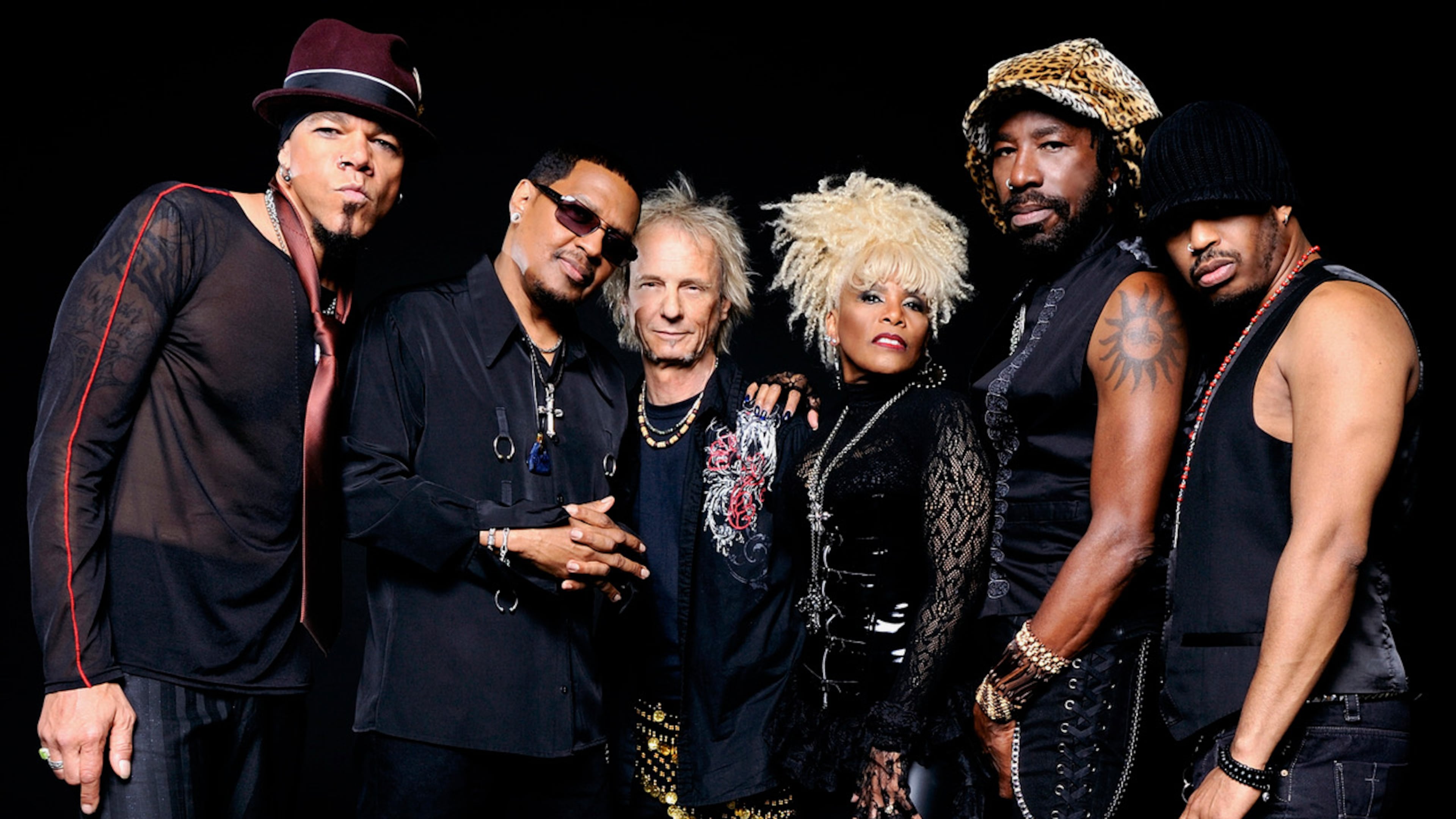 Mother’s Finest is, from left, John Hayes, Glenn “Doc” Murdock, Gary “Moses Mo” Moore, Joyce “Baby Jean” Kennedy, Jerry “Wyzard” Seay and Dion Derek Murdoch. (Photo courtesy of Mother's Finest)