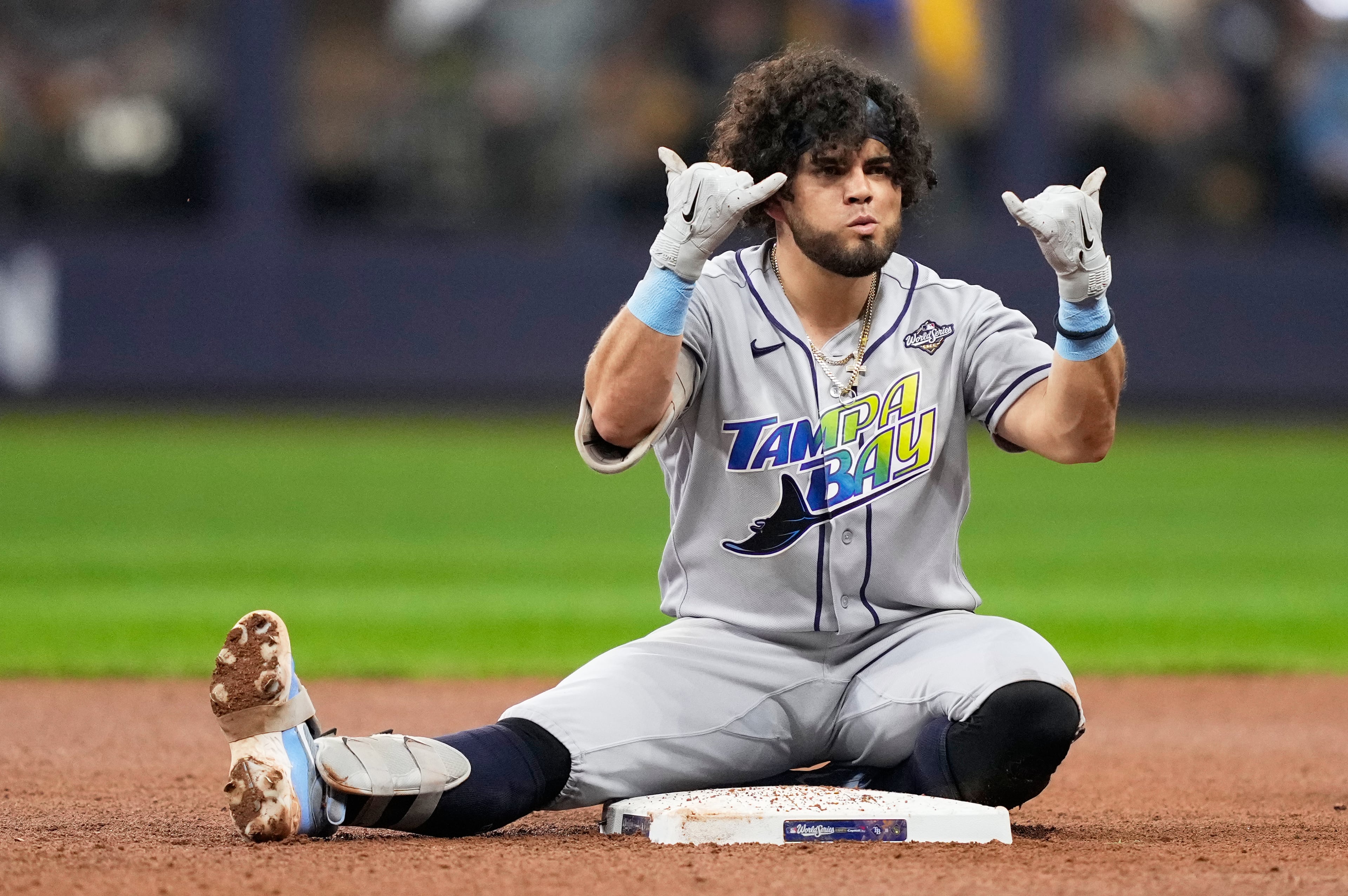 APTOPIX World Series Rays Brewers Baseball