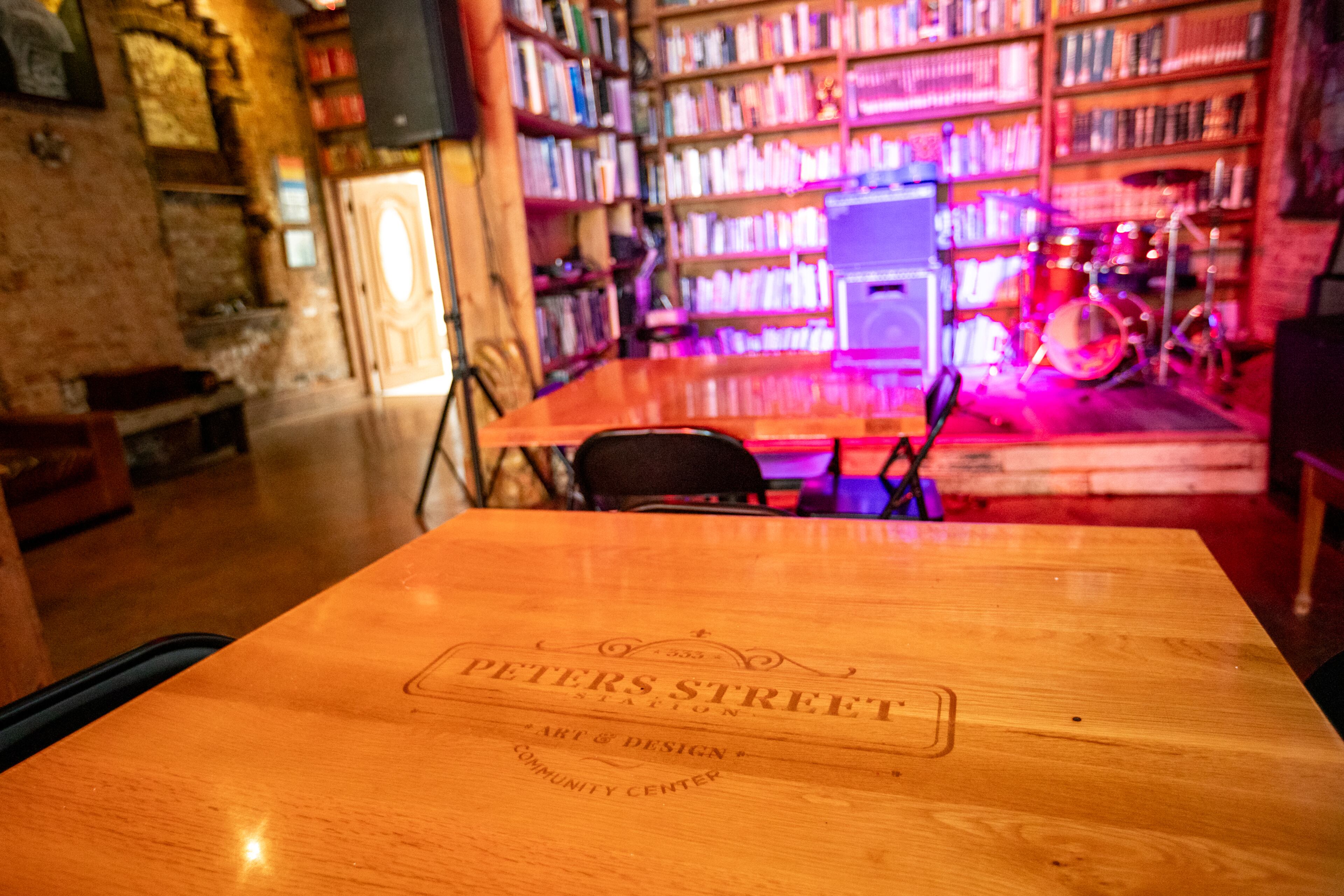 Peters Street Station, a community center and coffee shop with a back room art gallery, and City of Ink Tattoos and Art Gallery on Walker Street are the results of 17 years of Miya Bailey’s creative development on Wednesday, Feb 21, 2024. Bailey, the entrepreneur, tattoo artist and property owner continues to be a creative inspiration for the community. (Jenni Girtman for The Atlanta Journal-Constitution)