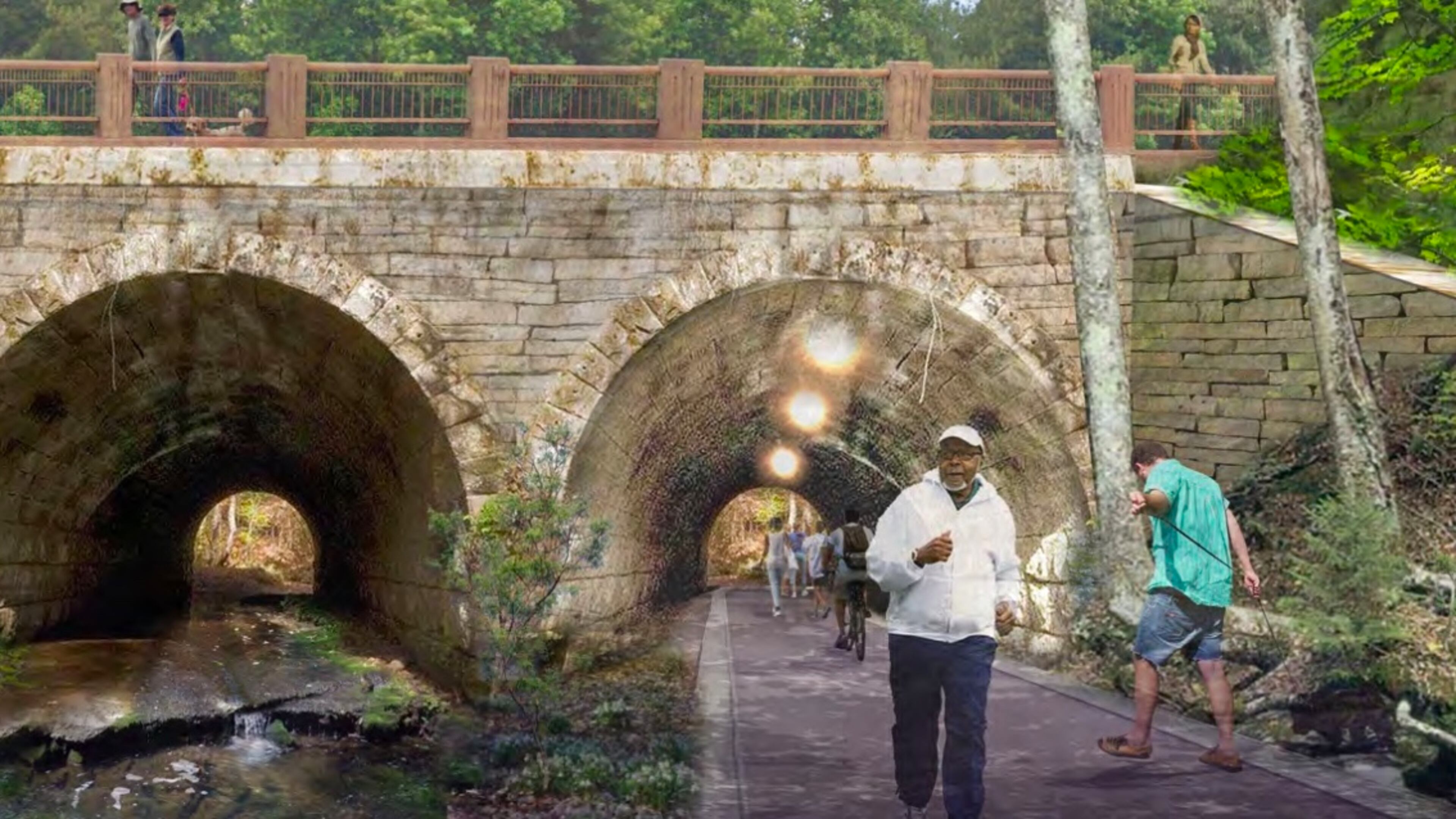 What an underpass beneath Peachtree Parkway might look like to connect the city’s multi-use trails. Courtesy Coty of Peachtree Corners