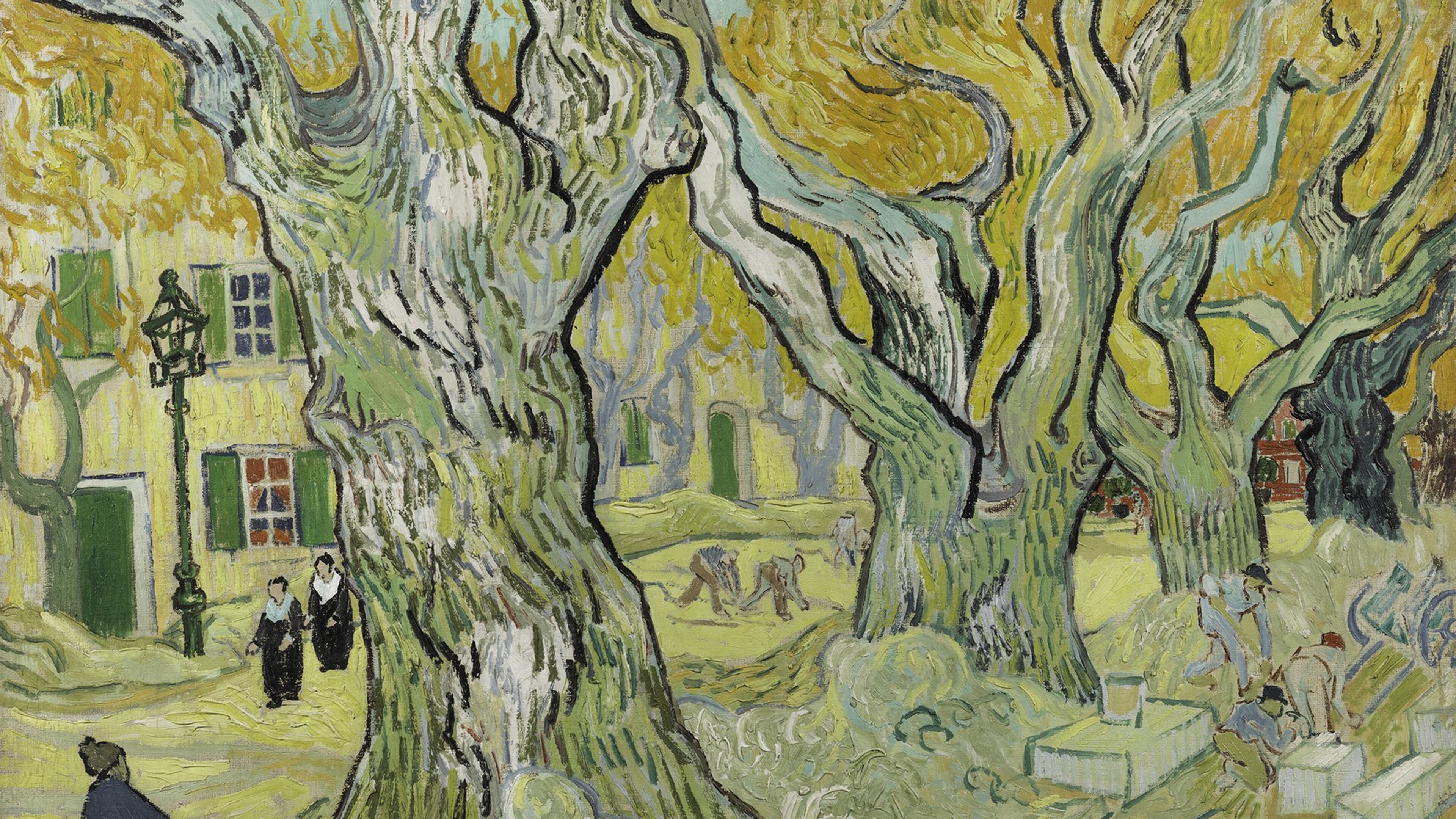 This Van Gogh painting, "The Road Menders," was part of a 2019 exhibition at the High Museum of Art. Contributed by The Phillips Collection, Washington, D.C.