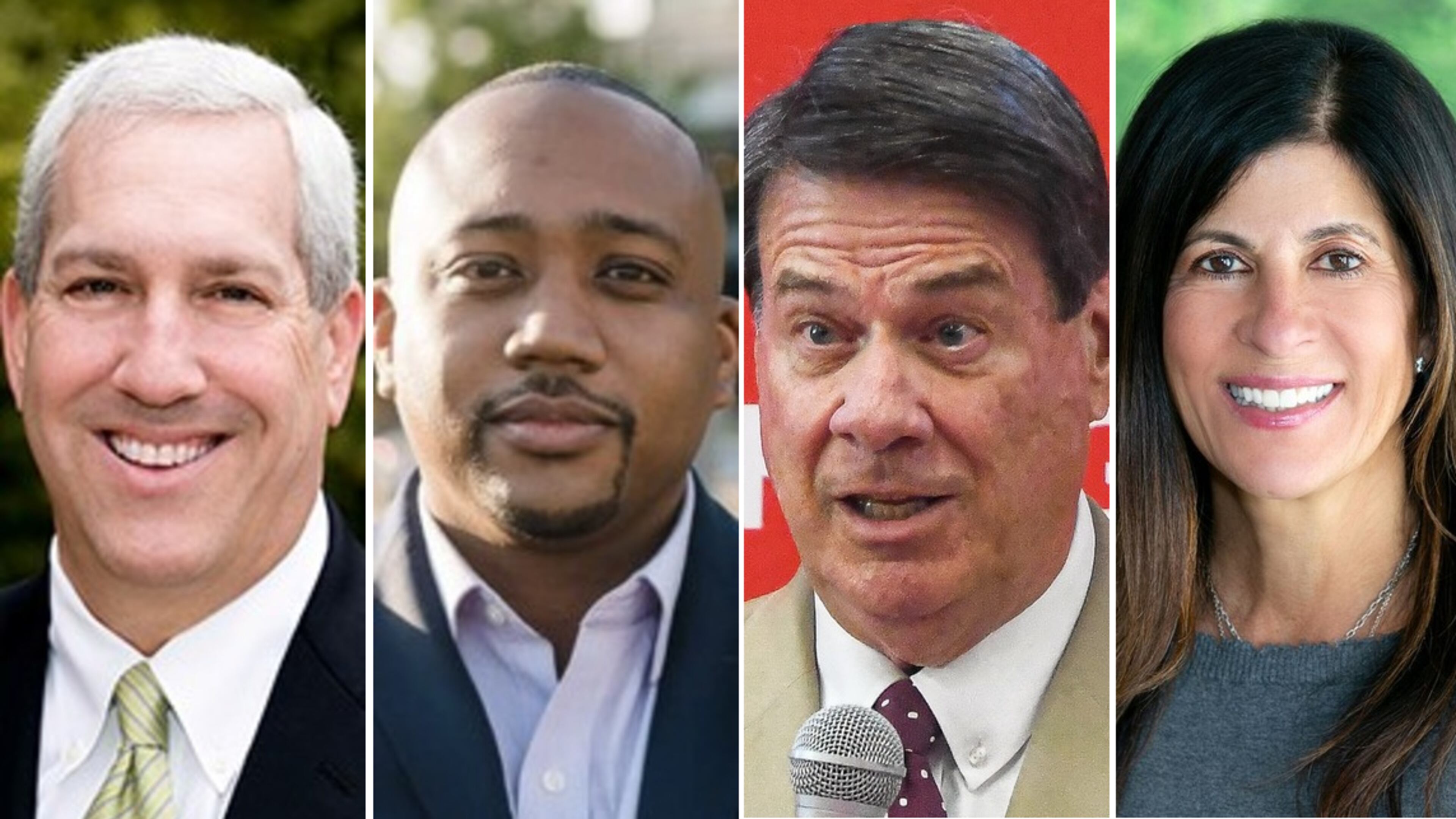 Candidates in this year's Sandy Springs mayor's race: Andy Baumann, Dontaye Carter, Rusty Paul (incumbent) and Jody Reichel.