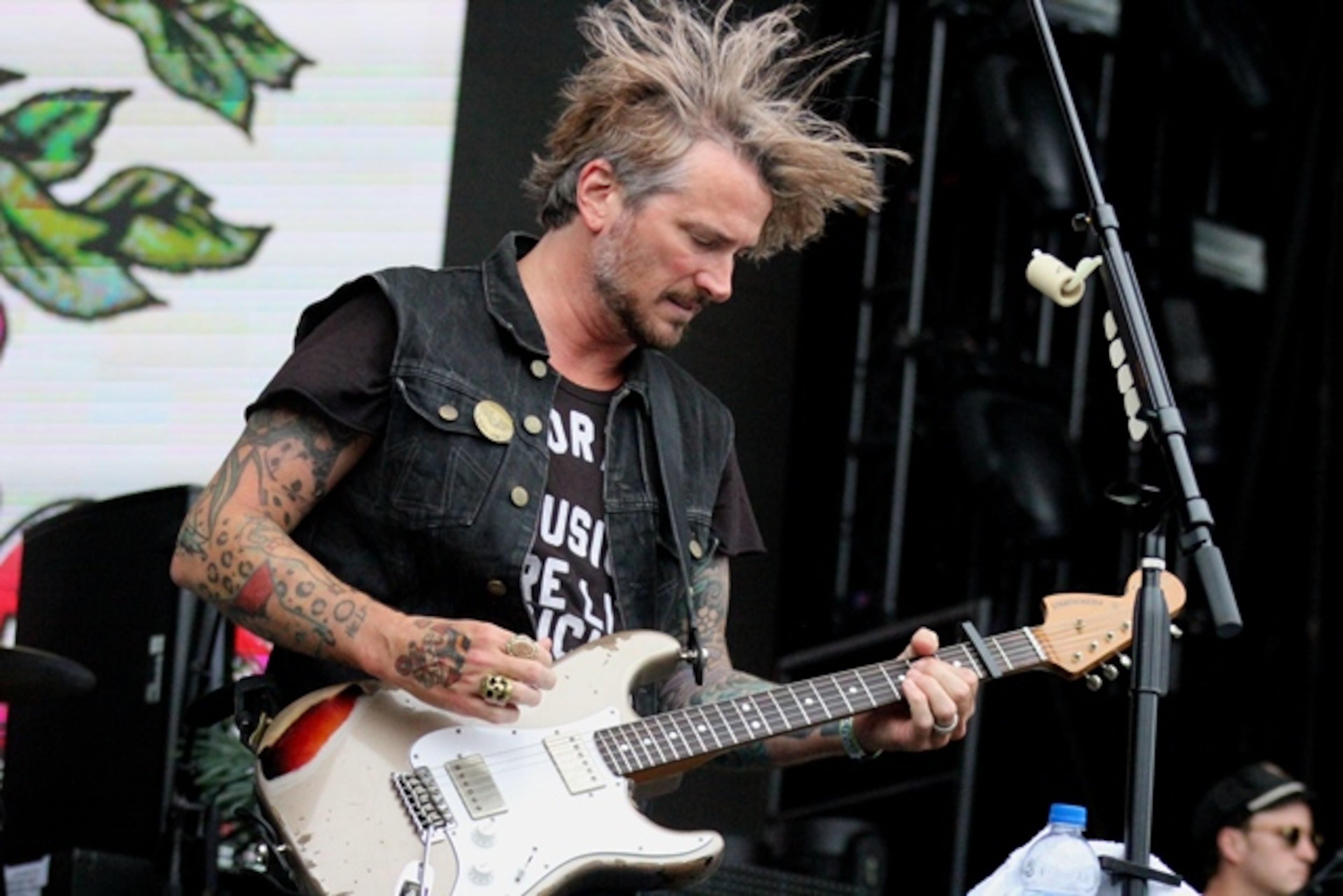 Butch Walker, a native of Rome, Ga., last played Music Midtown more than 20 years ago. He returned on Sept. 16, 2018 with a vigorous set of rockers. Photo: Melissa Ruggieri/AJC