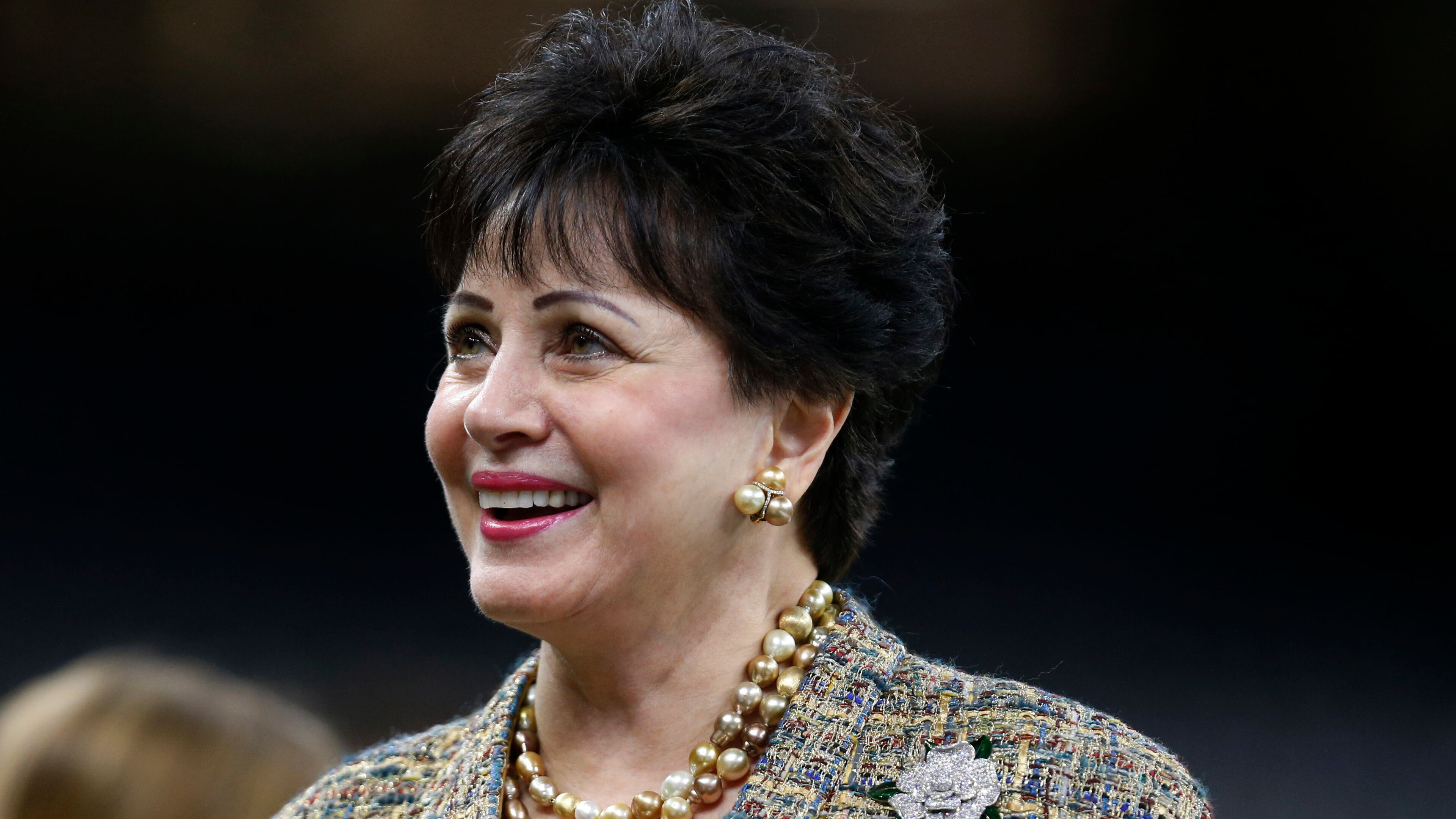 Saints owner Gayle Benson, who is close friends with the local archbishop in New Orleans, said the team did not have a role in the clergy sex-abuse list.