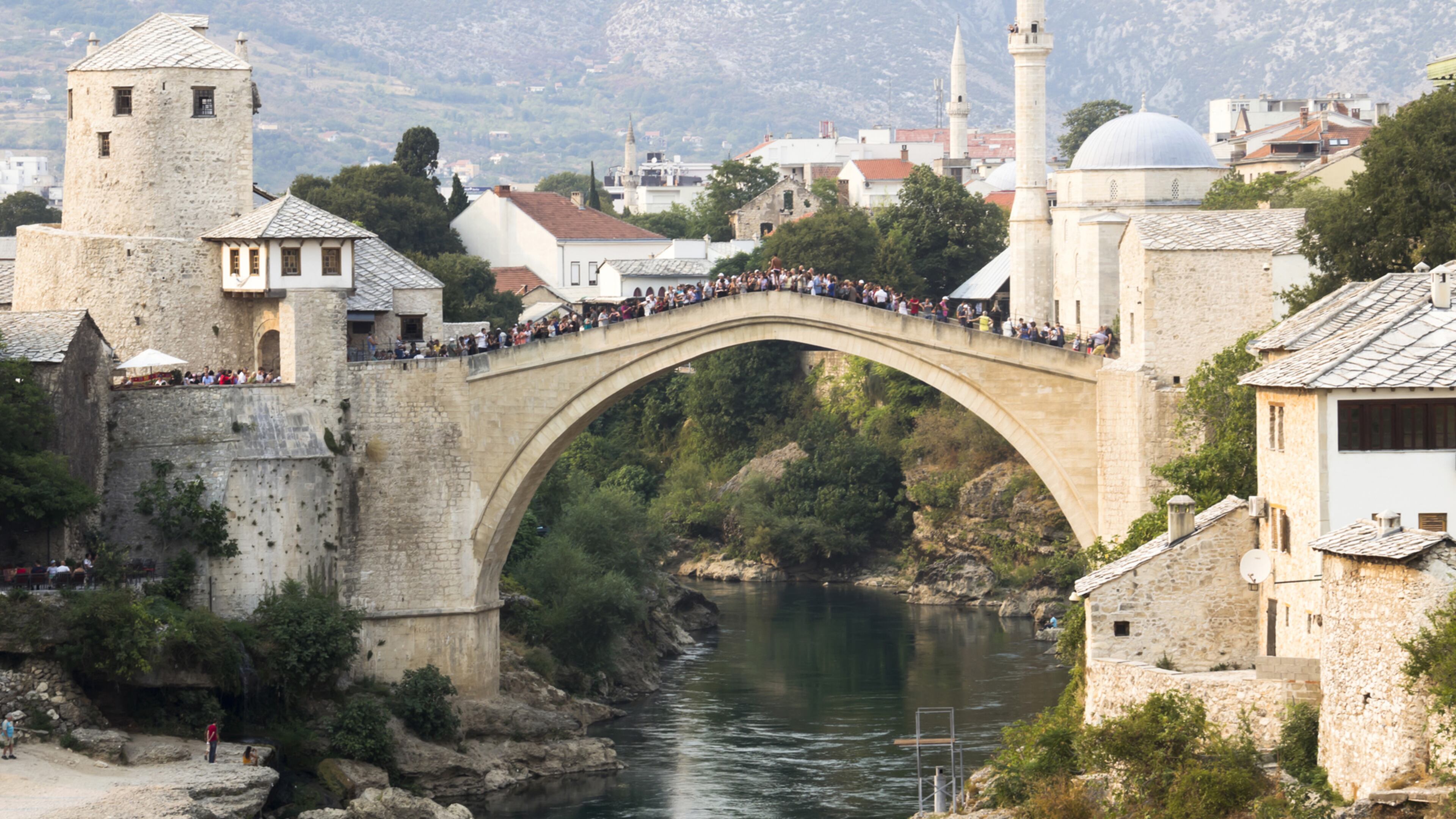 The Old Bridge in Mostar, Bosnia and Herzegovina, dates from Ottoman times. (Dreamstime)