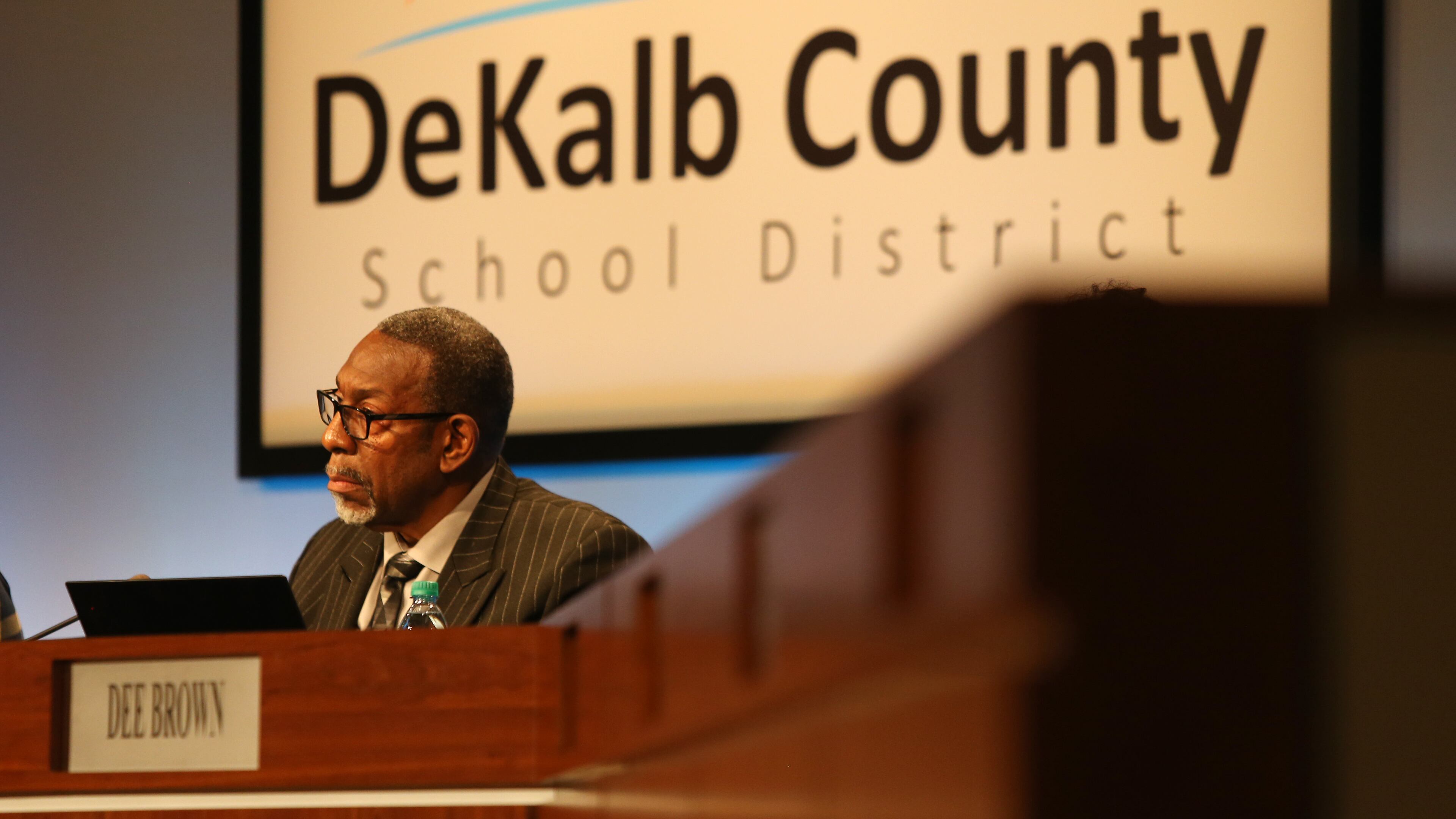 Superintendent Steve Green speaks at a DeKalb County Board of Education meeting in Stone Mountain on Feb. 13, 2019. AJC FILE PHOTO