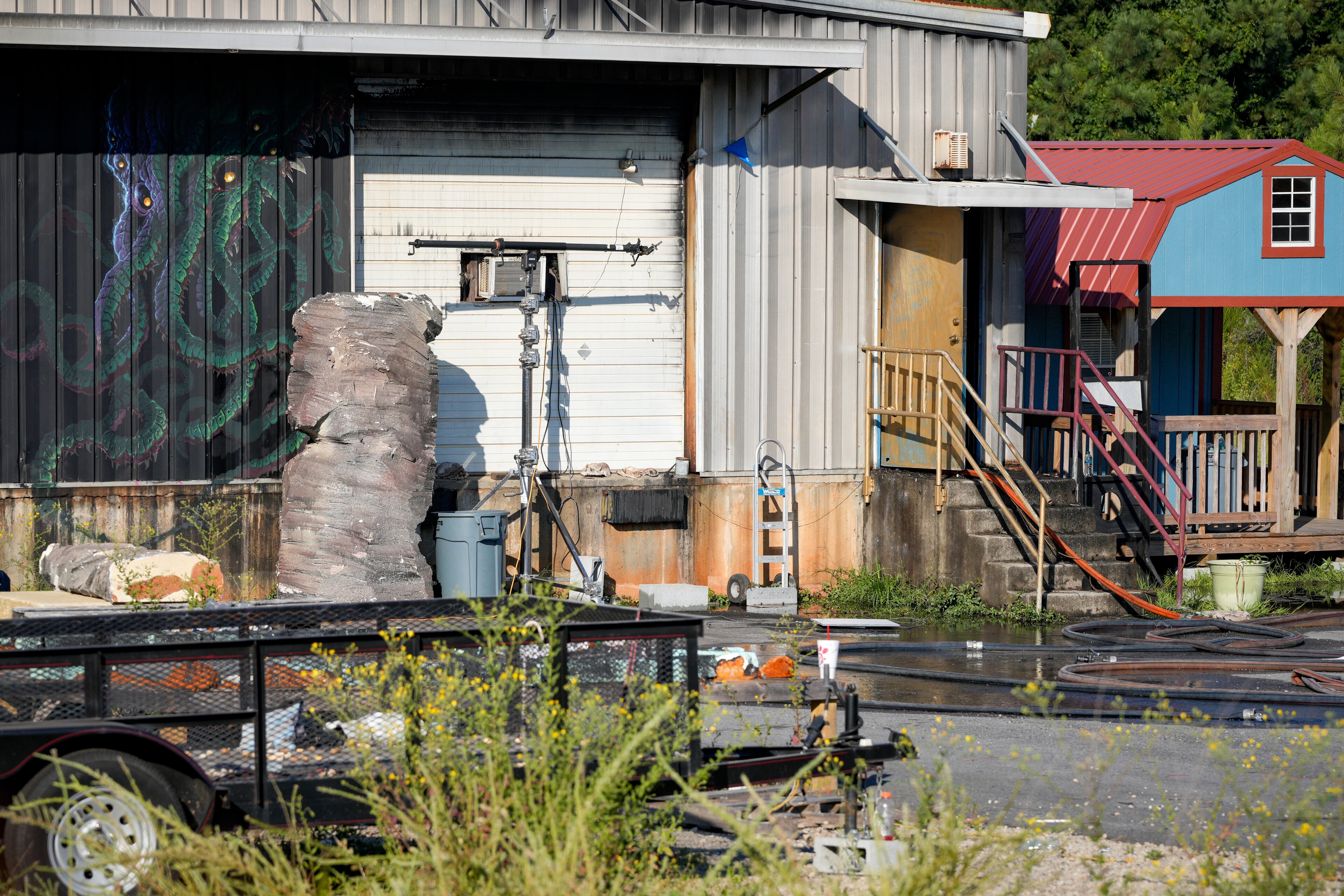Longtime firefighter Preston Fant, 53, died after he became trapped while trying to rescue a fellow firefighter as a film company warehouse burned around them. (Ben Hendren for the AJC)