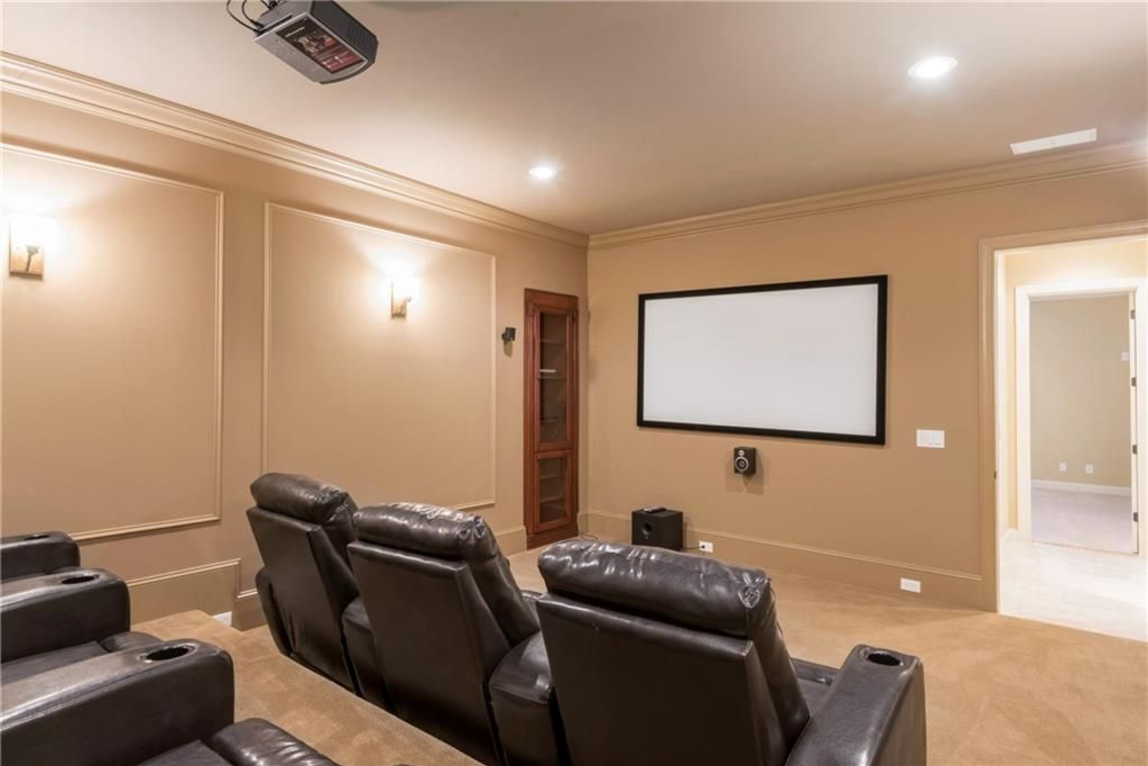 Enjoy your favorite flick in your own home theatre.