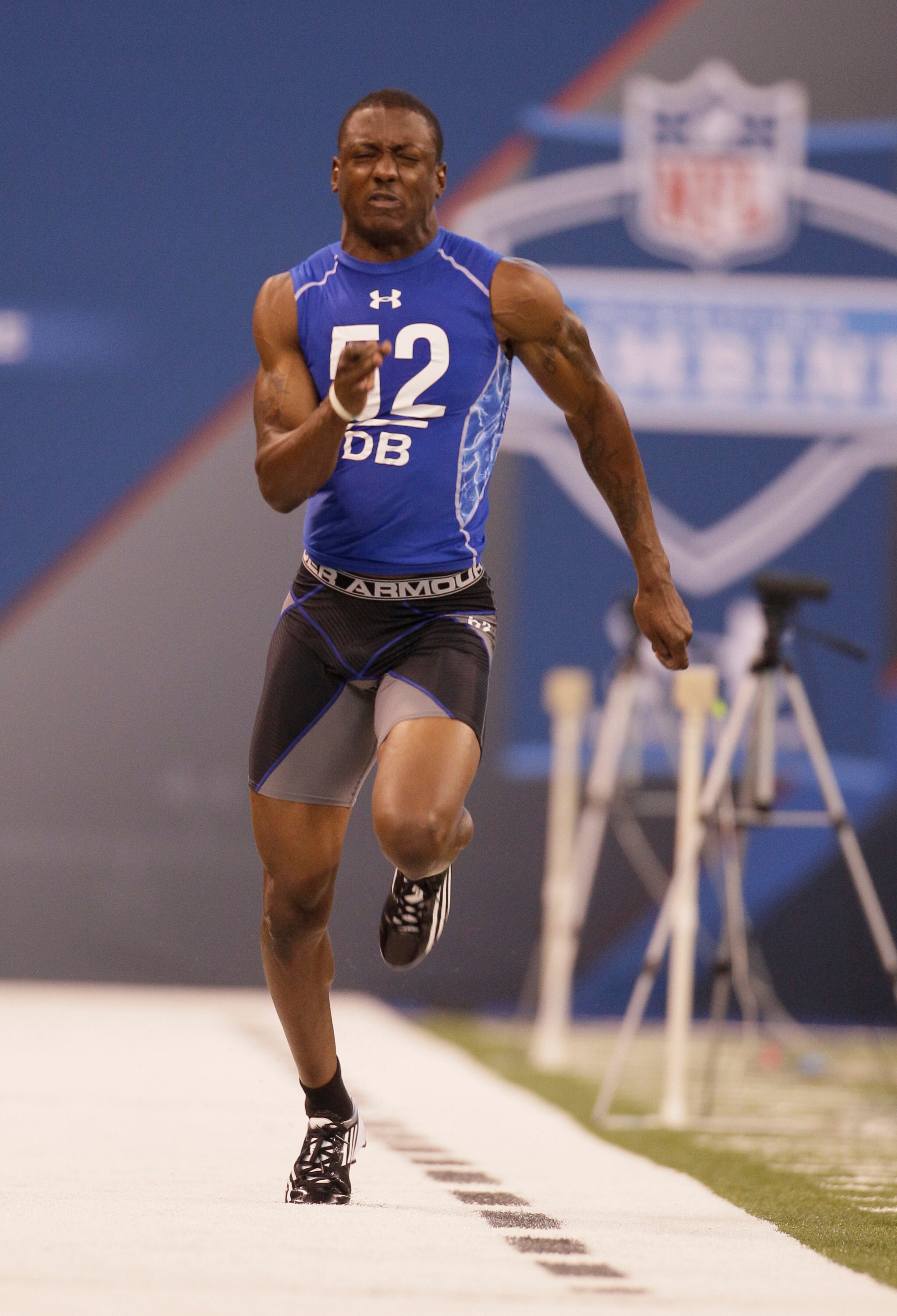 Demarcus Van Dyke (Miami), DB, 4.28 seconds. Van Dyke was drafted in the third round (81st overall) by the Oakland Raiders in 2011.