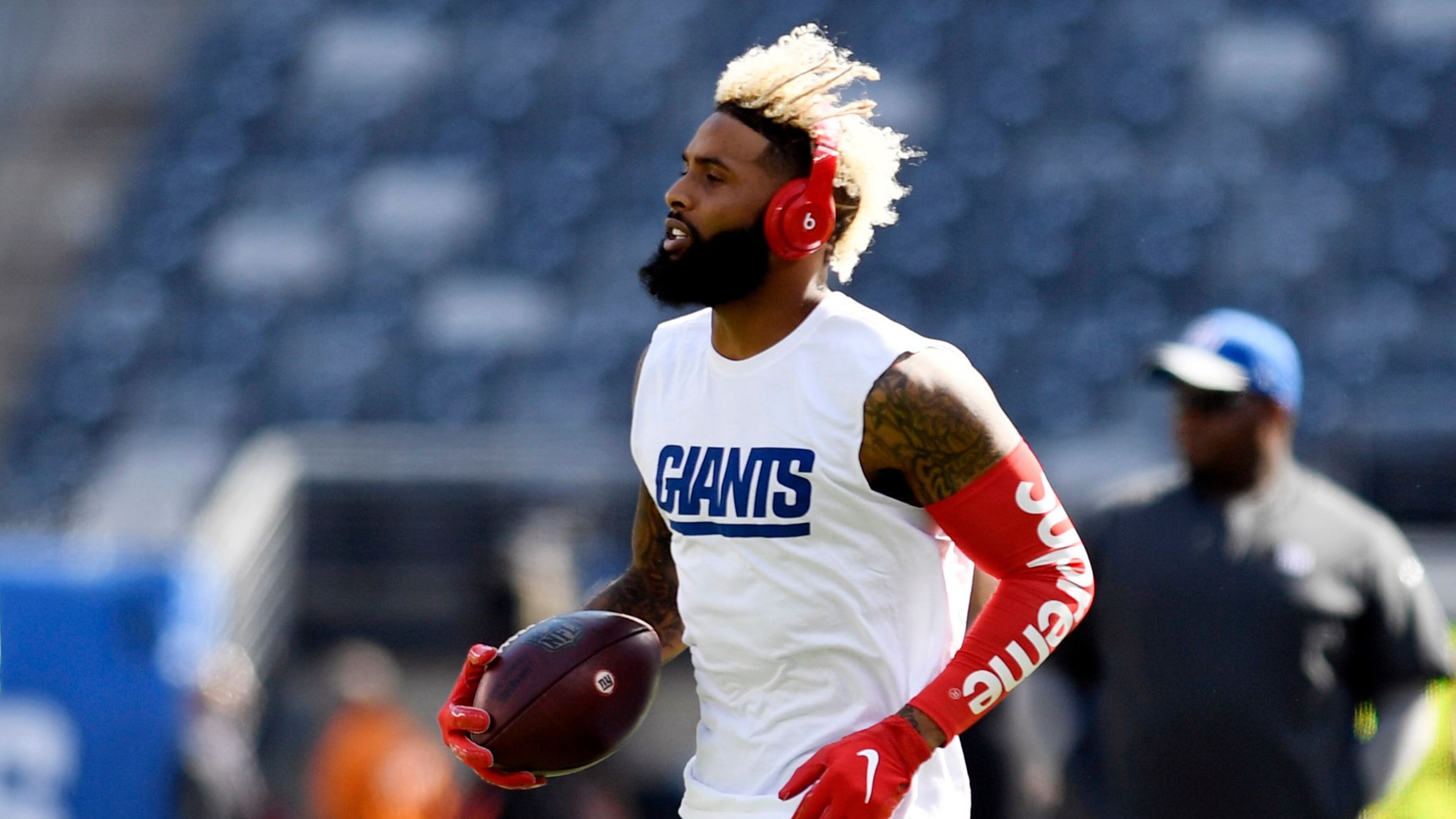 Giants wide receiver Odell Beckham Jr. has 331 yards receiving and no touchdowns this season.