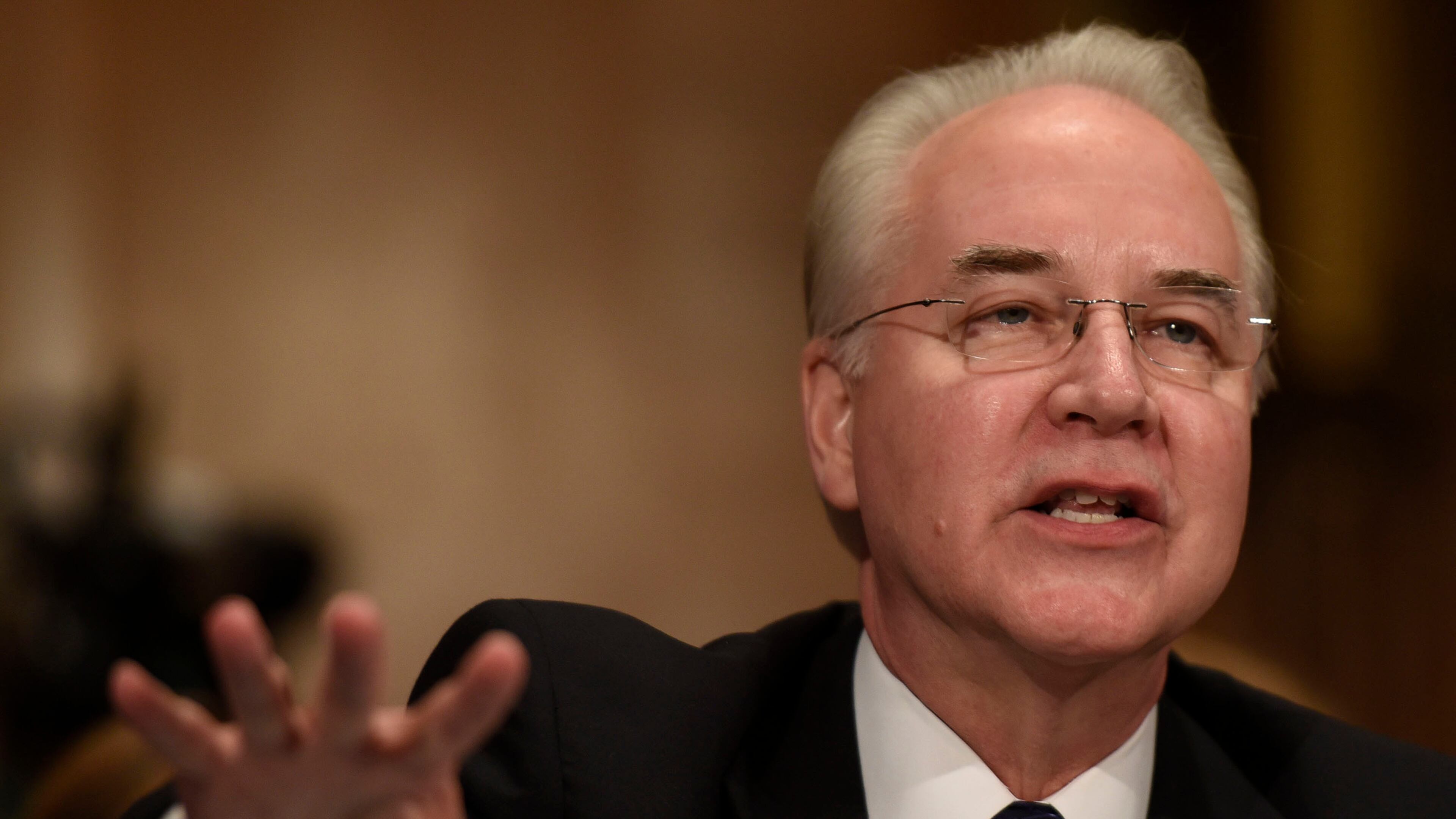 Debate began Thursday in the U.S. Senate on whether to confirm U.S. Rep. Tom Price as secretary of health and human services. Confirmation is all but certain for the Roswell Republican because of a change in Senate rules in 2013 that made a simple majority of 51 votes the threshold for confirming a Cabinet officer. The GOP holds 52 seats in the Senate. (Riccardo Savi/Sipa USA/TNS)