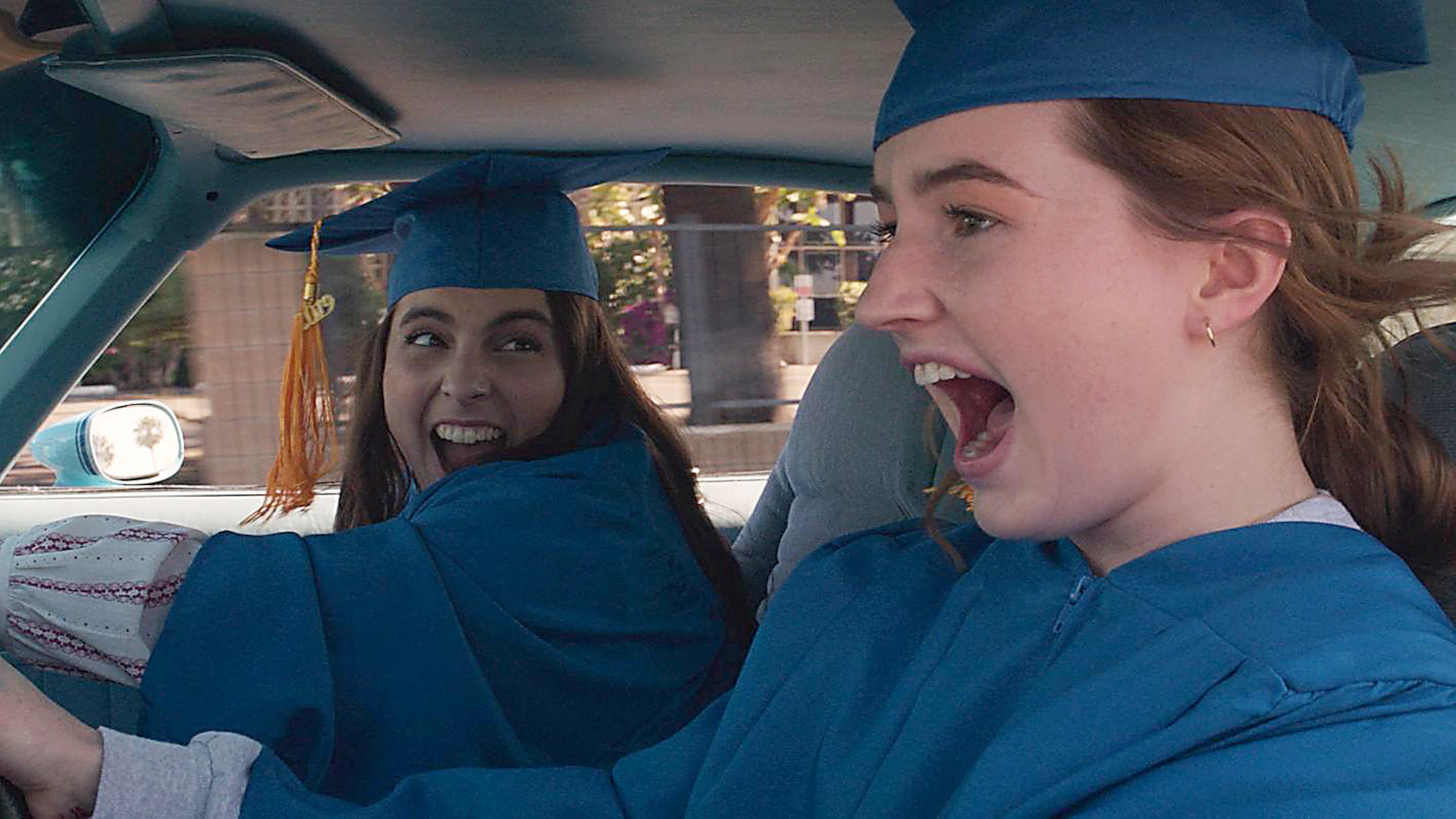 Beanie Feldstein and Kaitlyn Dever star in “Booksmart.” Annapurna Pictures/TNS