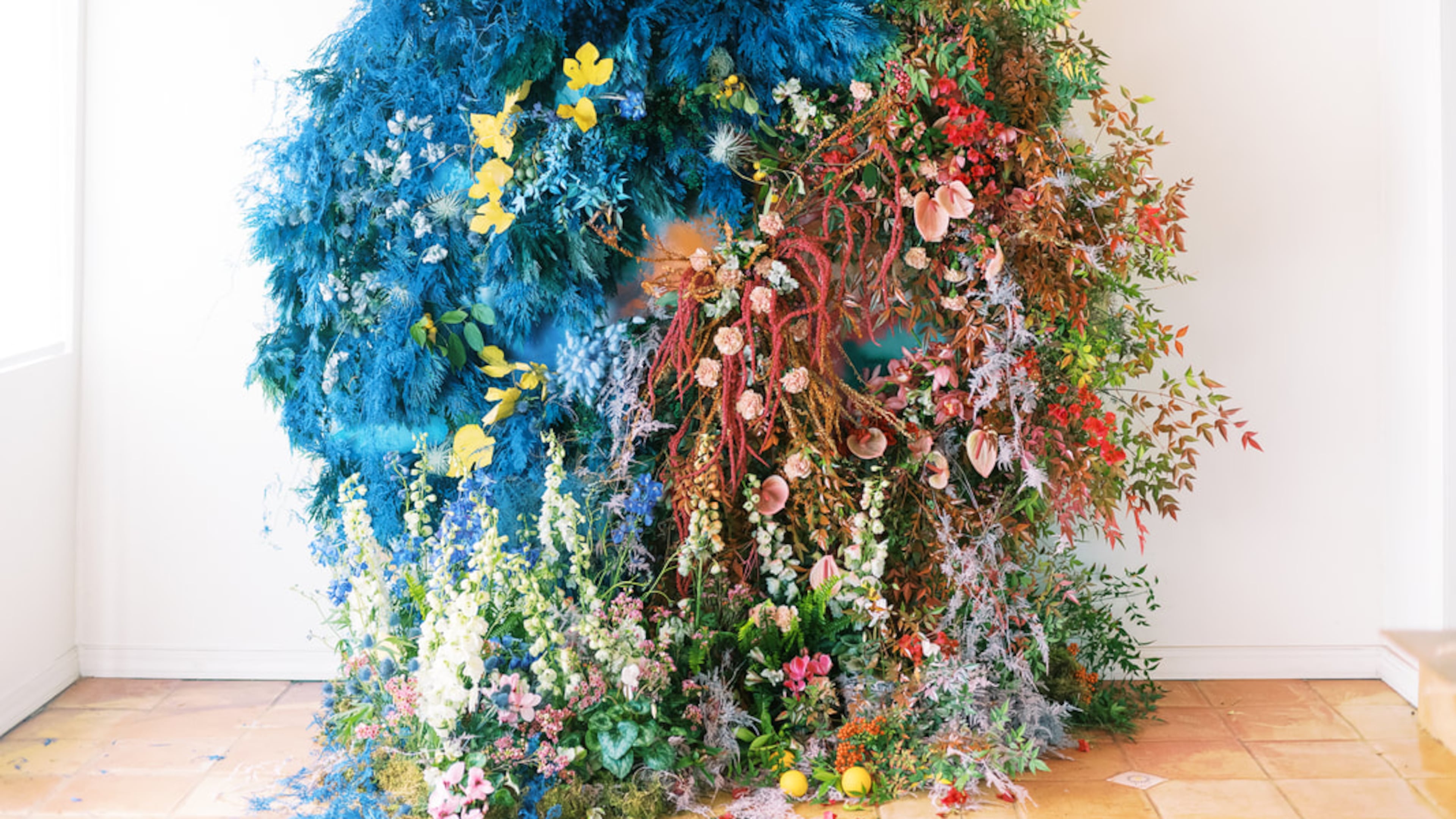 This design by Drew Rios is featured in the new book, "Black Flora," which explores the history of Black florists in the U.S.