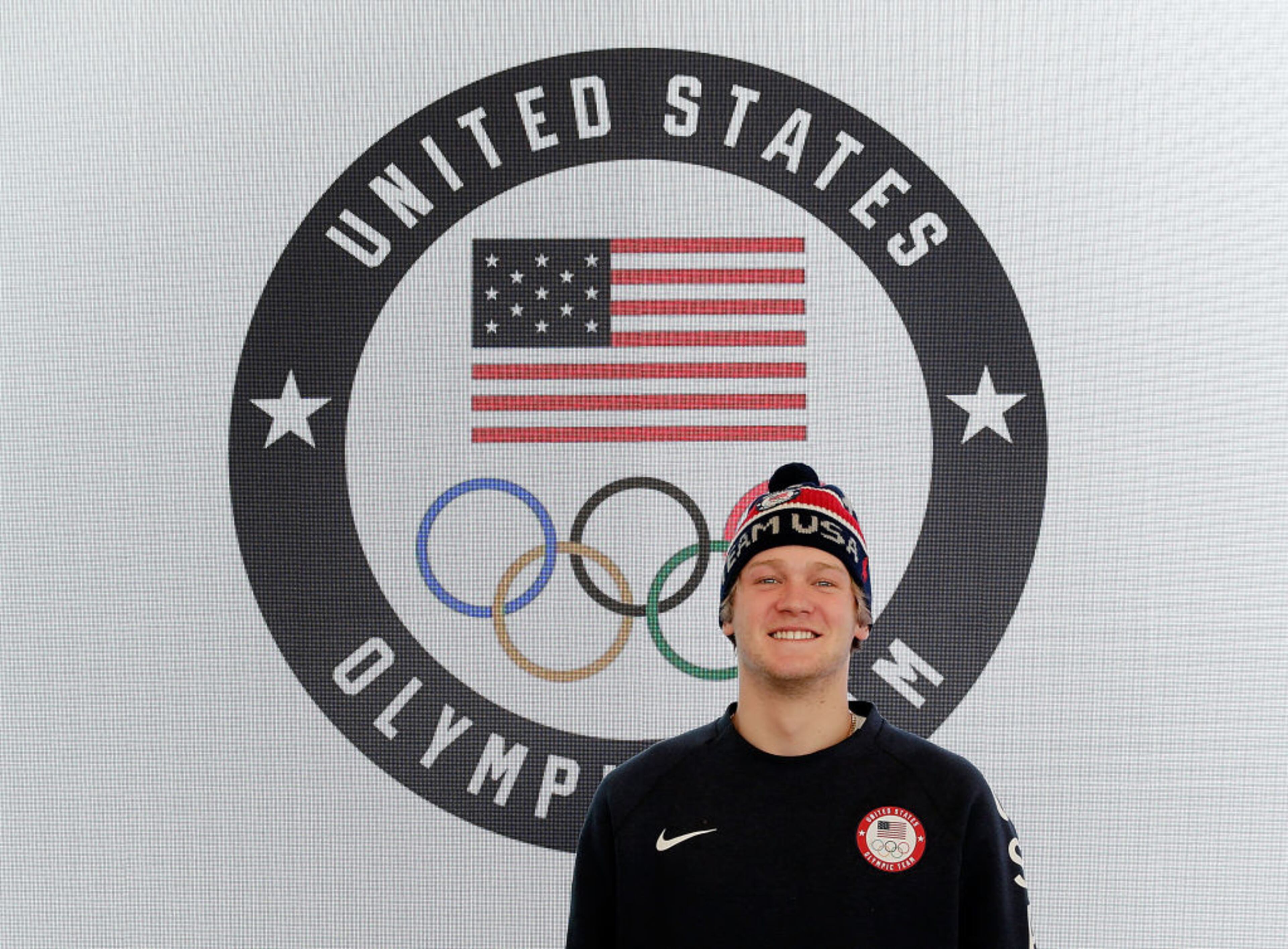 PYEONGCHANG-GUN, SOUTH KOREA - FEBRUARY 25: United States silver medalist in Snowboard Big Air Kyle Mack on February 25, 2018 in Pyeongchang-gun, South Korea. (Photo by Marianna Massey/Getty Images)