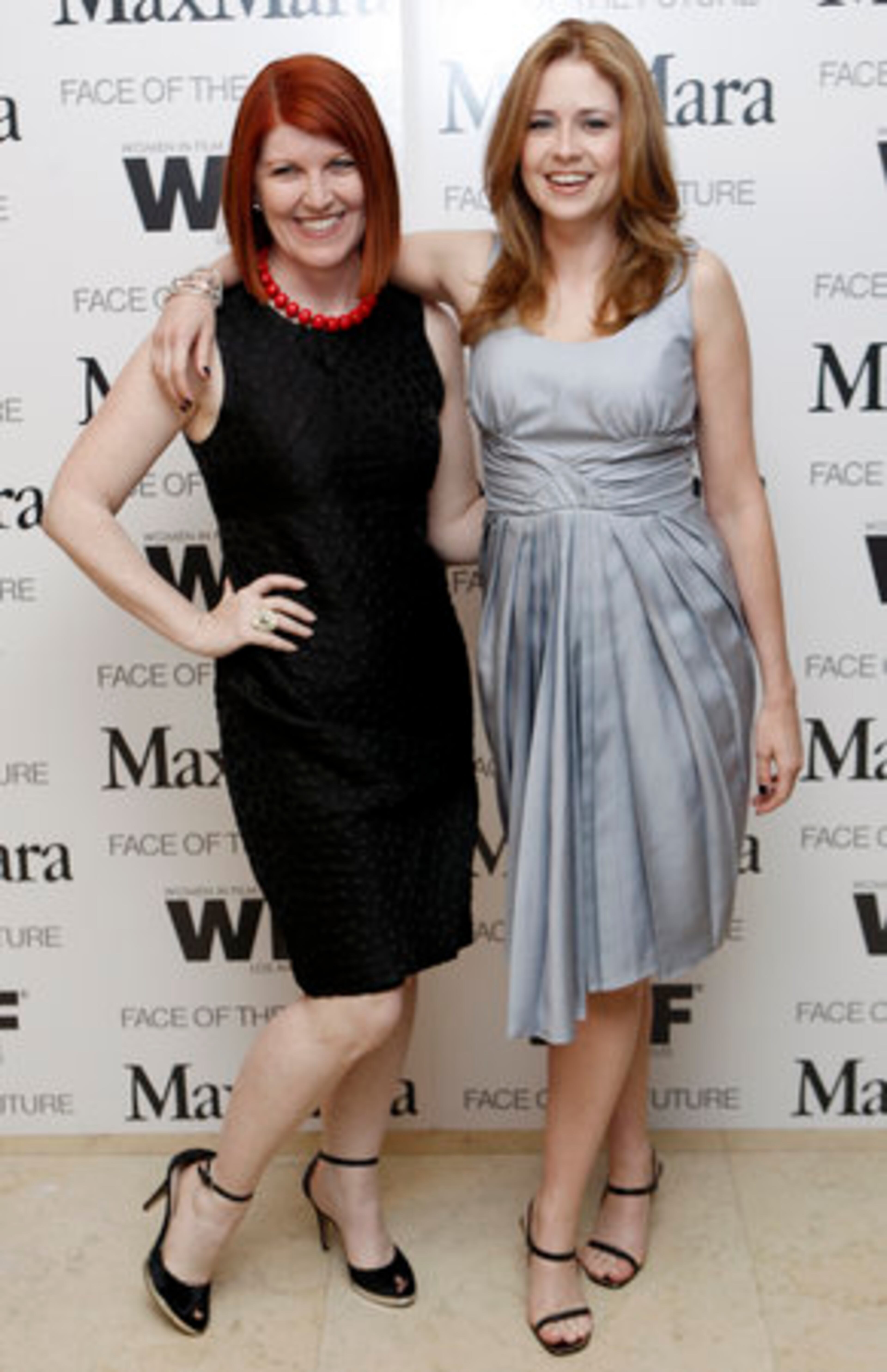 SOME OF the cast of 'The Office' came out to support Banks, including Kate Flannery and Jenna Fischer.