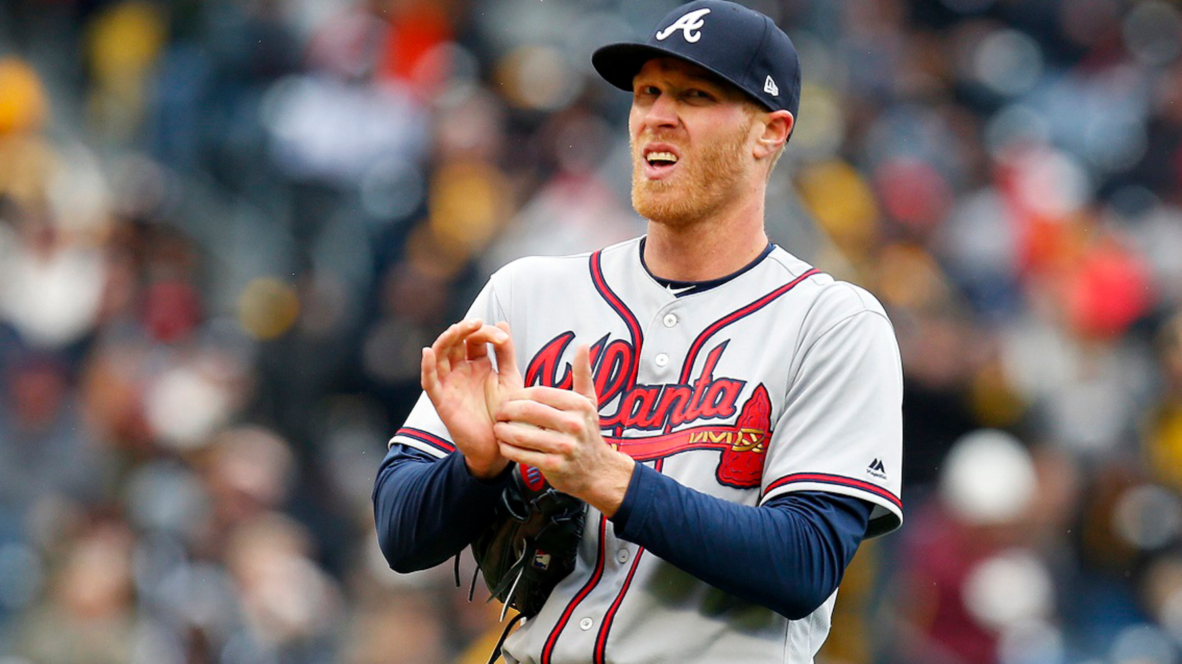 Mike Foltynewicz of the Braves. (Photo by Justin K. Aller/Getty Images)