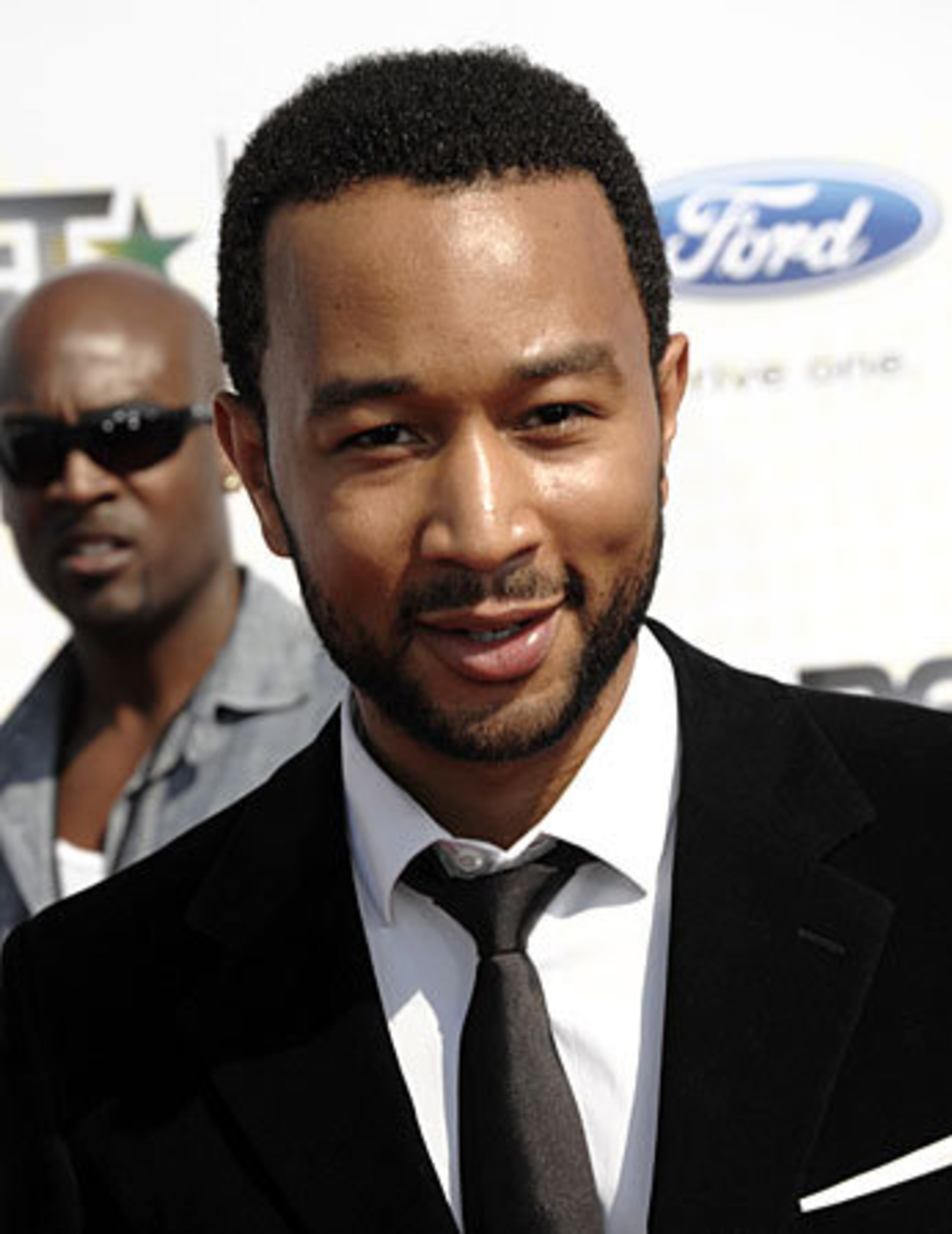 John Legend arrives.