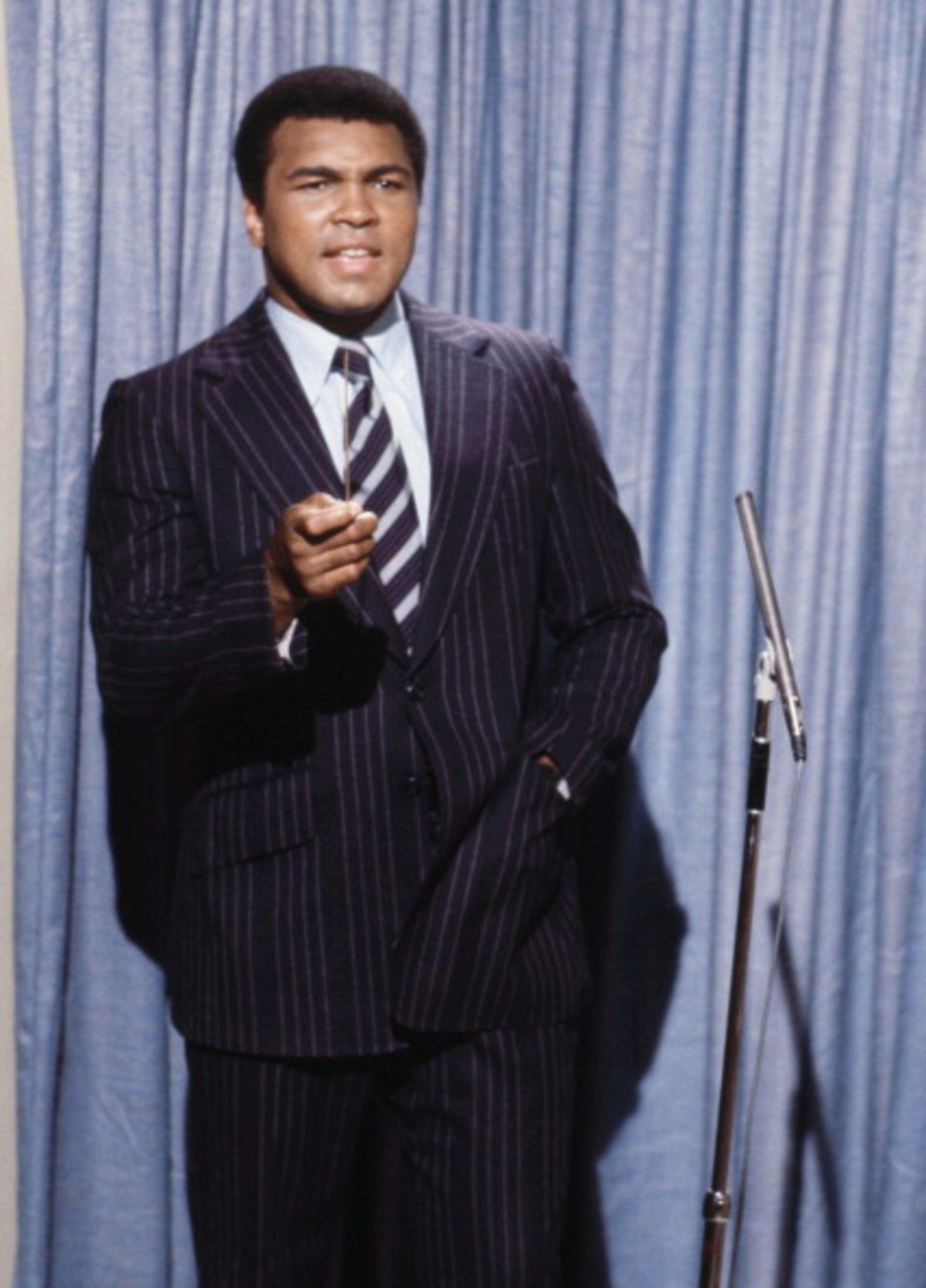 DIFF'RENT STROKES -- "The Hero" Episode 7 -- Aired 10/24/79 -- Pictured: Muhammad Ali as Himself (Photo by Paul Drinkwater/NBC/NBCU Photo Bank via Getty Images)