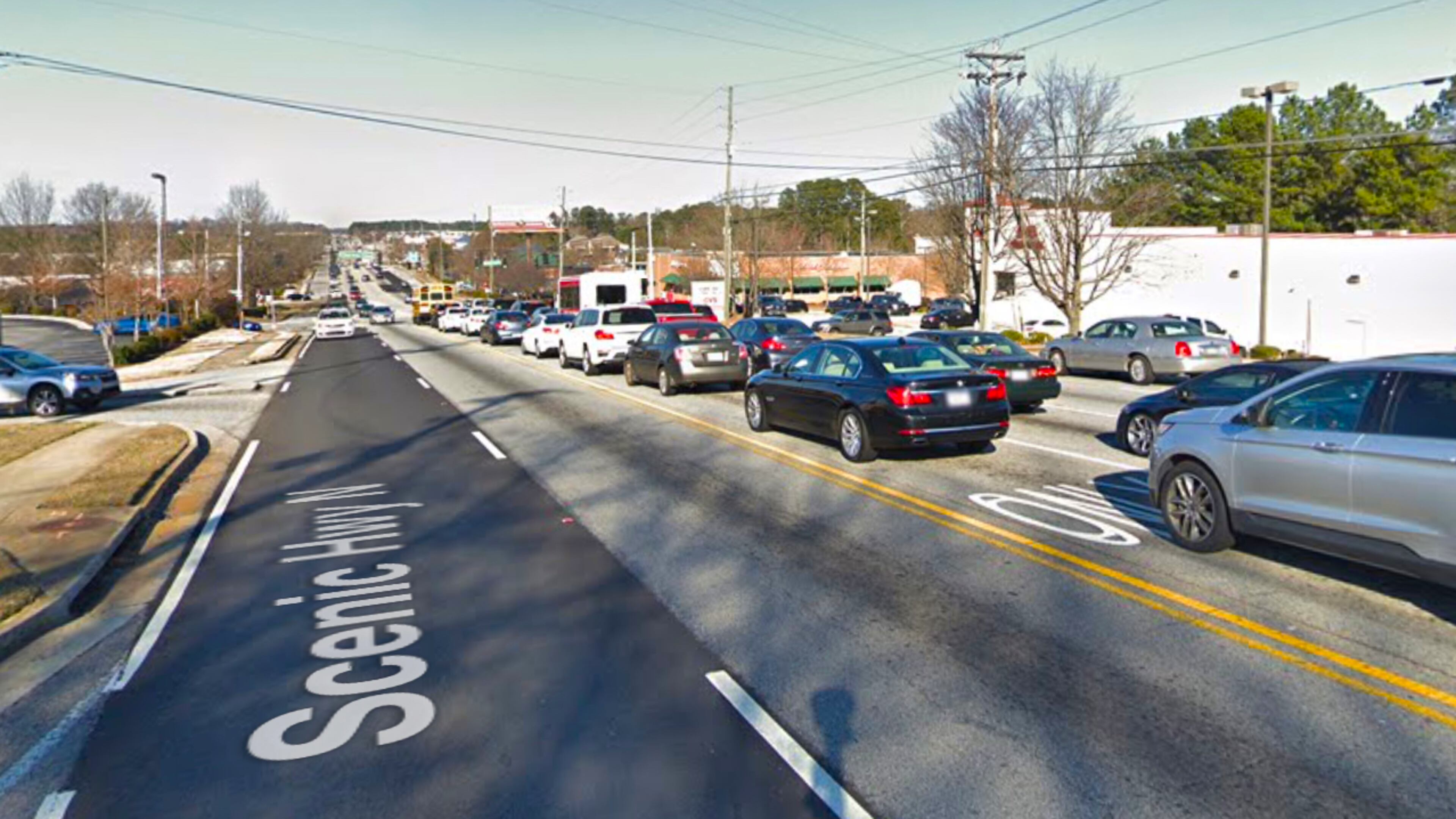 GDOT is seeking input on Scenic Highway widening through Snellville. (Google Maps)