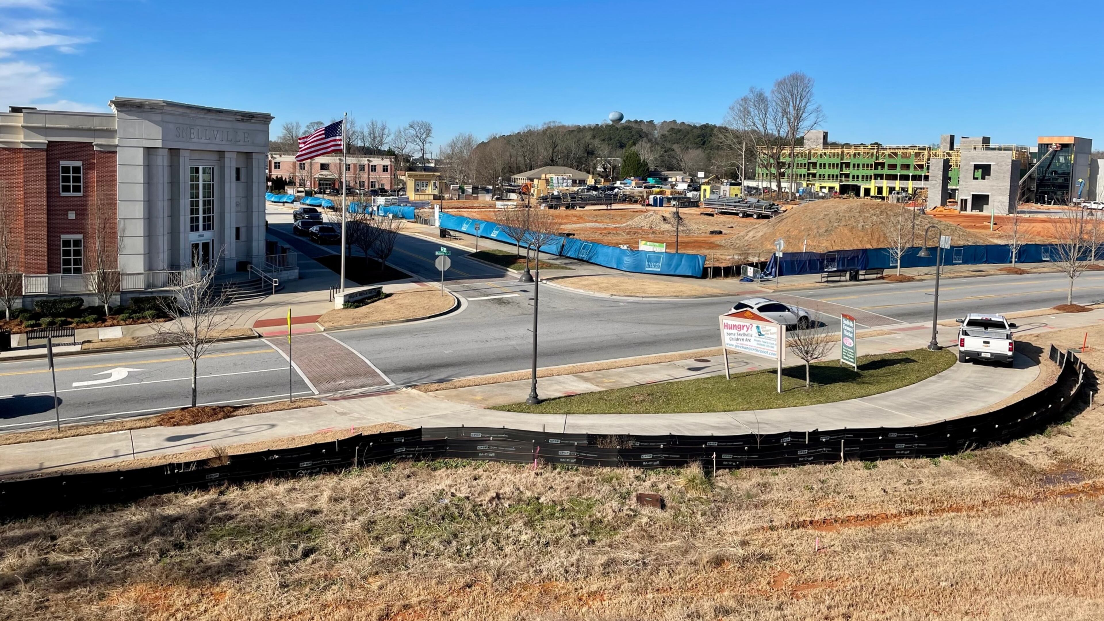 Construction is set to begin Feb. 22 on the roundabout at Clower Street and Wisteria Drive as part of The Grove at Towne Center development project in Snellville. (Courtesy City of Snellville)