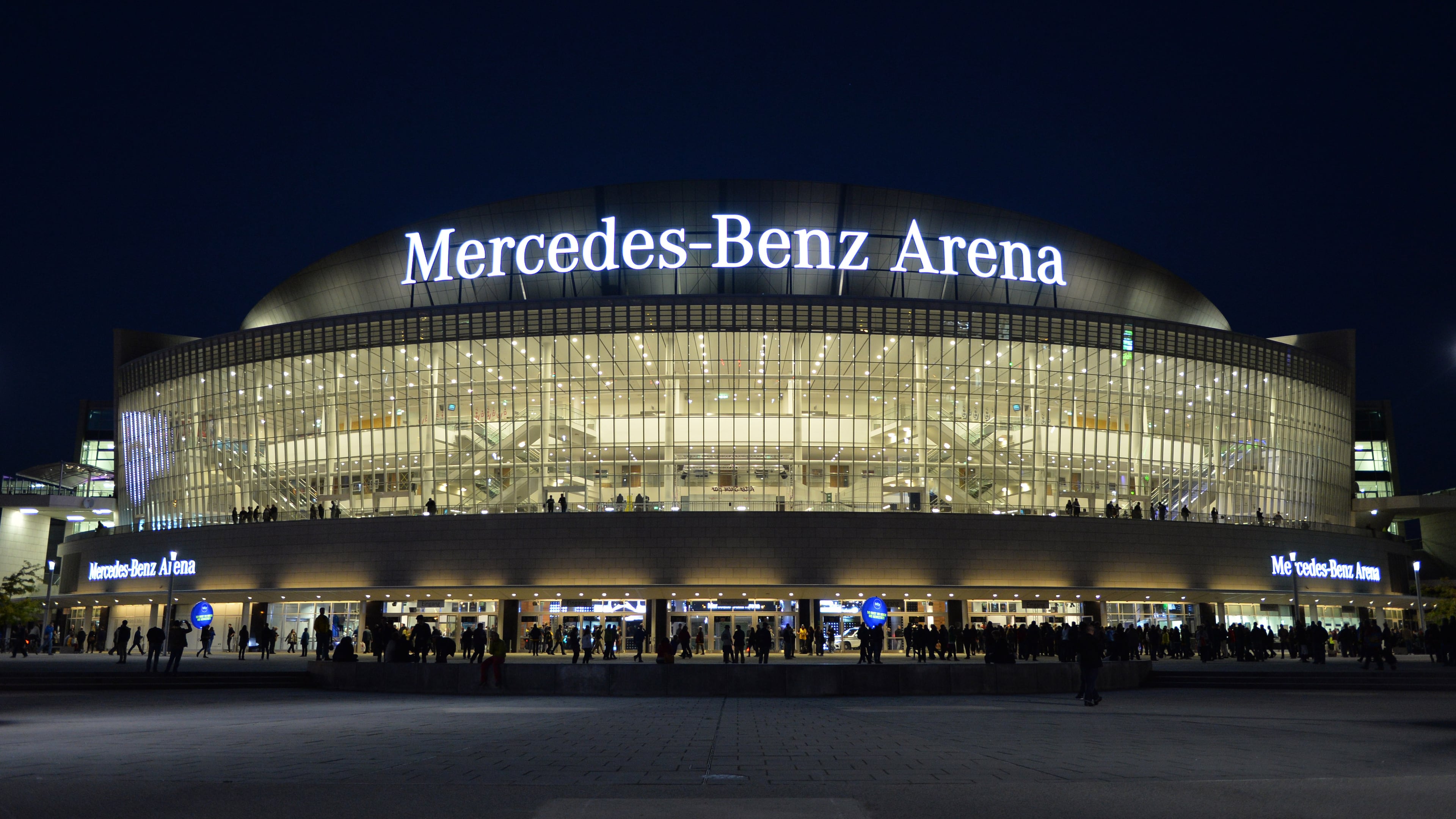 BERLIN, GERMANY - OCTOBER 01: Mercedes-Benz Arena during the game between Alba Berlin and ratiopharm Ulm on October 1, 2015 in Berlin, Germany. (Photo by Jan-Philipp Burmann/City-Press via Getty Images)