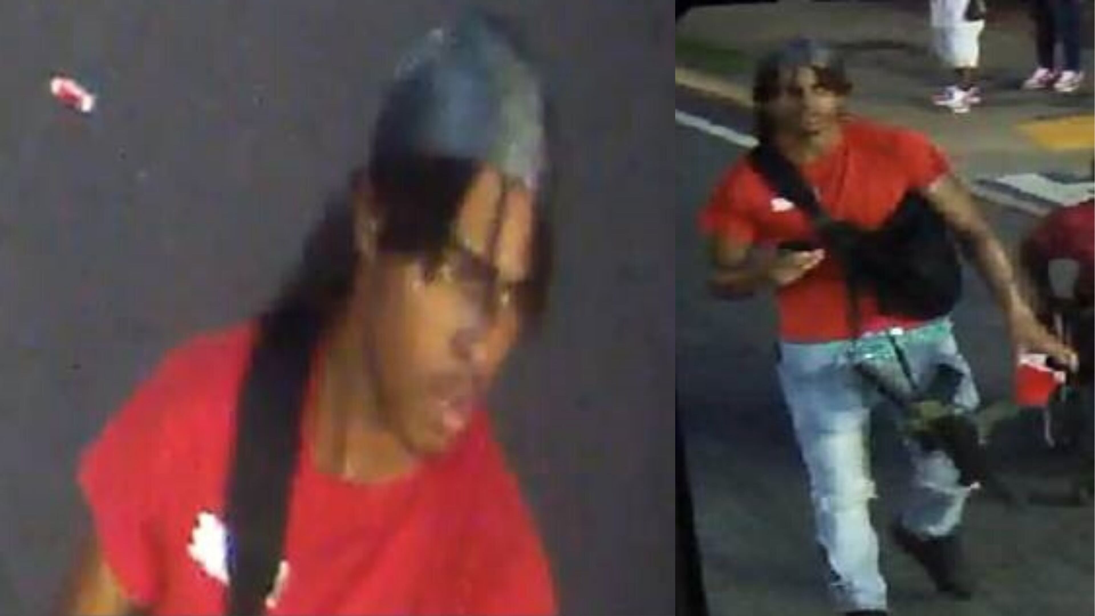 The new photos that Atlanta police distributed Sunday appear to show Julian Conley with an assault weapon around his leg.