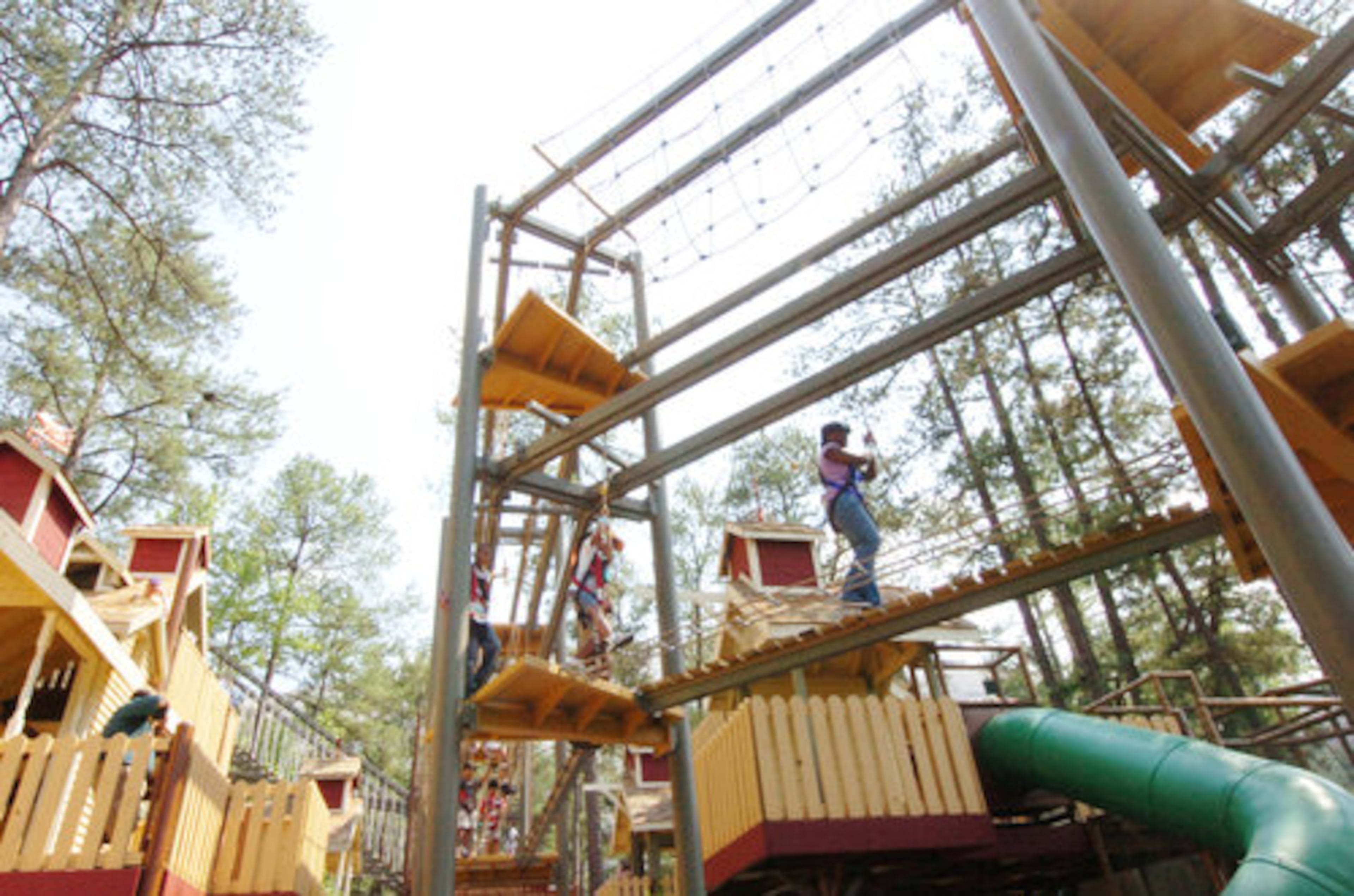 Sky Hike is "the largest family public outdoor adventure course" in the United States, said Jeff Greenblatt, the park's director of operations.