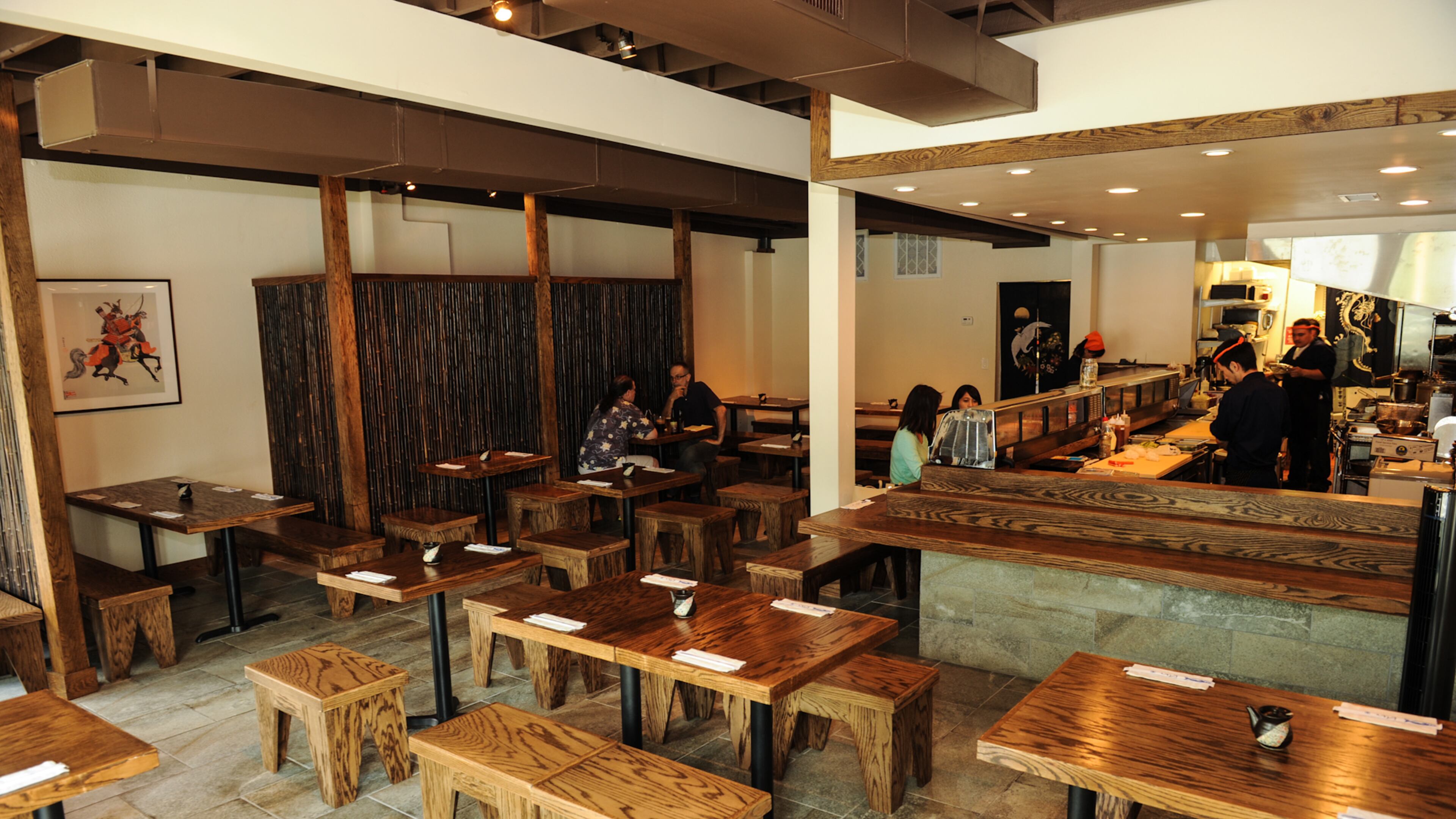 Interior of Wagaya in West Midtown
