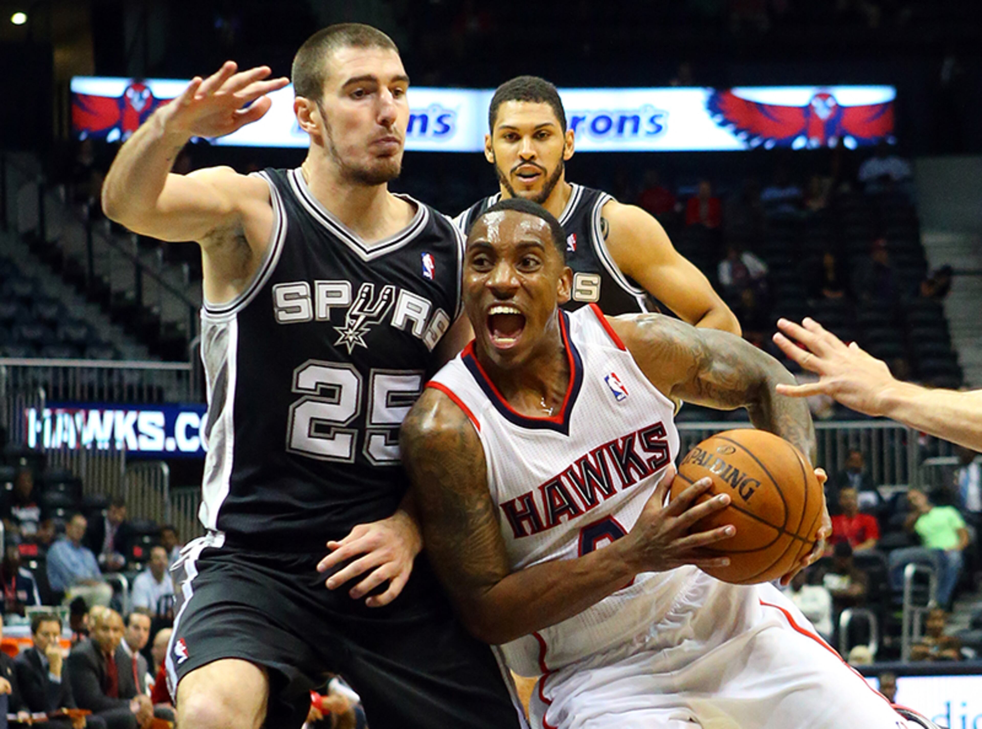 Jeff Teague, G, 6-foot-2, 181 pounds: The 19th overall pick by the Hawks in 2009, Teague has averaged 4.0 assists and 9.0 points per game. Teague, who was a restricted free agent this offseason, was headed to Milwaukee before the Hawks signed him to a 4-year deal.