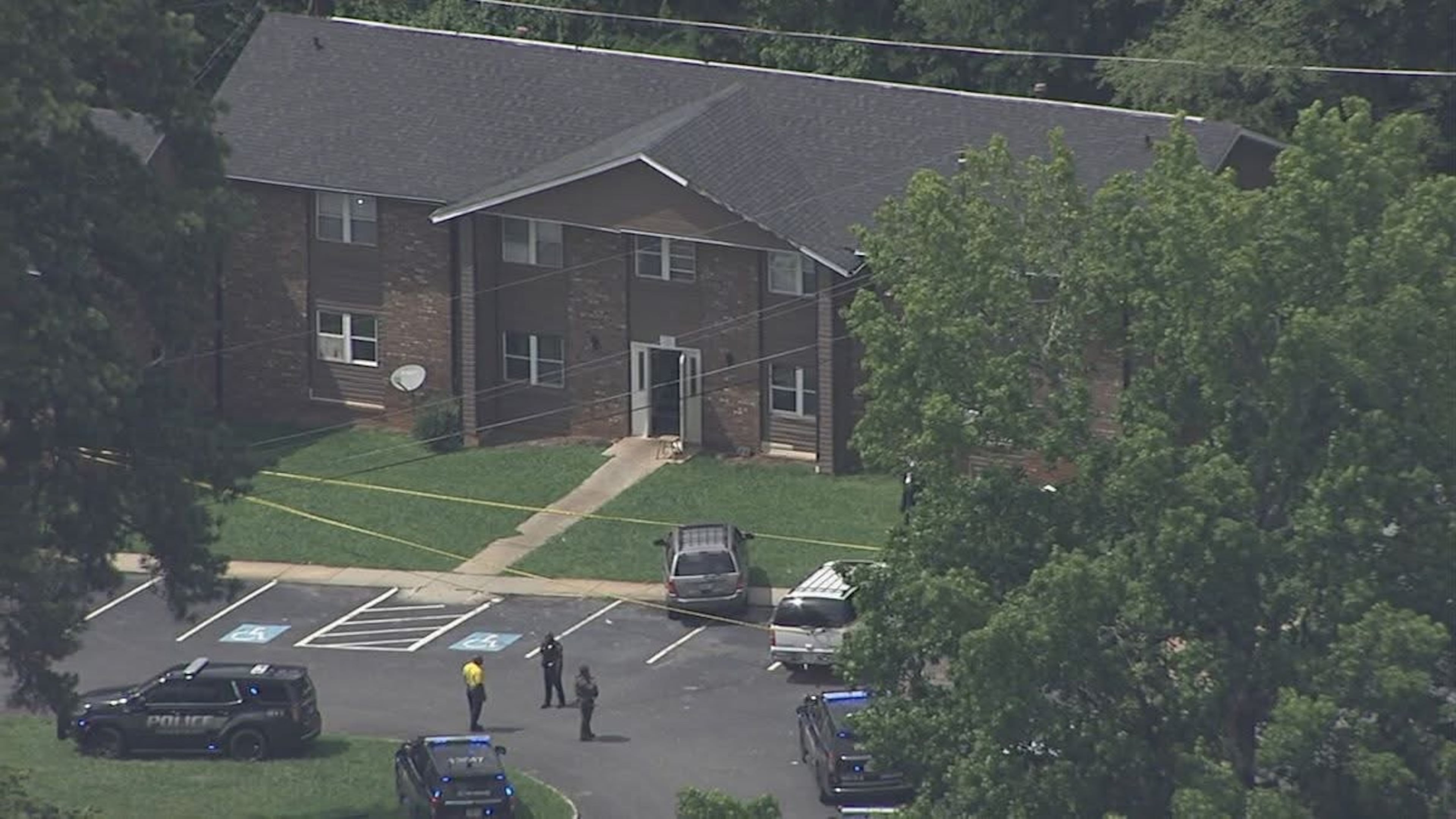 A woman and a child were shot to death Friday afternoon at a DeKalb County apartment complex, according to police.