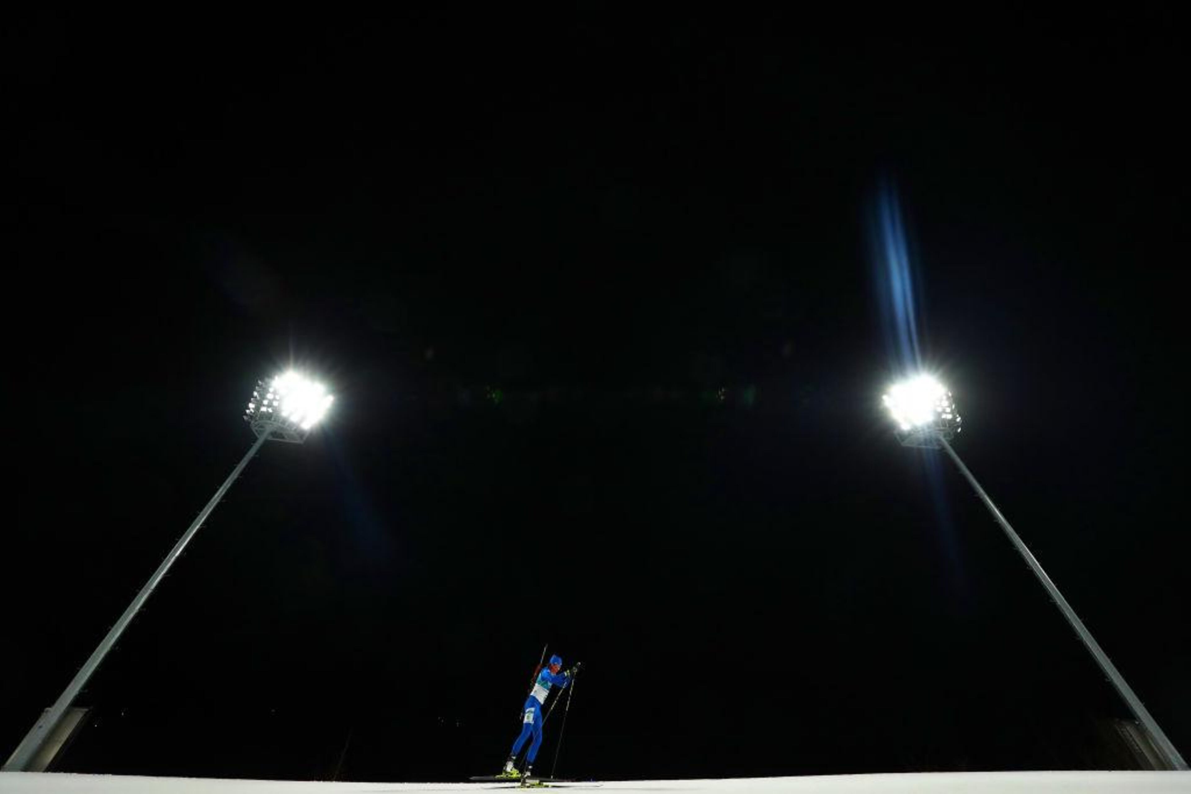 PYEONGCHANG-GUN, SOUTH KOREA - FEBRUARY 10: Susan Dunklee of the United States competes during the Women's Biathlon 7.5km Sprint on day one of the PyeongChang 2018 Winter Olympic Games at Alpensia Biathlon Centre on February 10, 2018 in Pyeongchang-gun, South Korea. (Photo by Alexander Hassenstein/Getty Images)