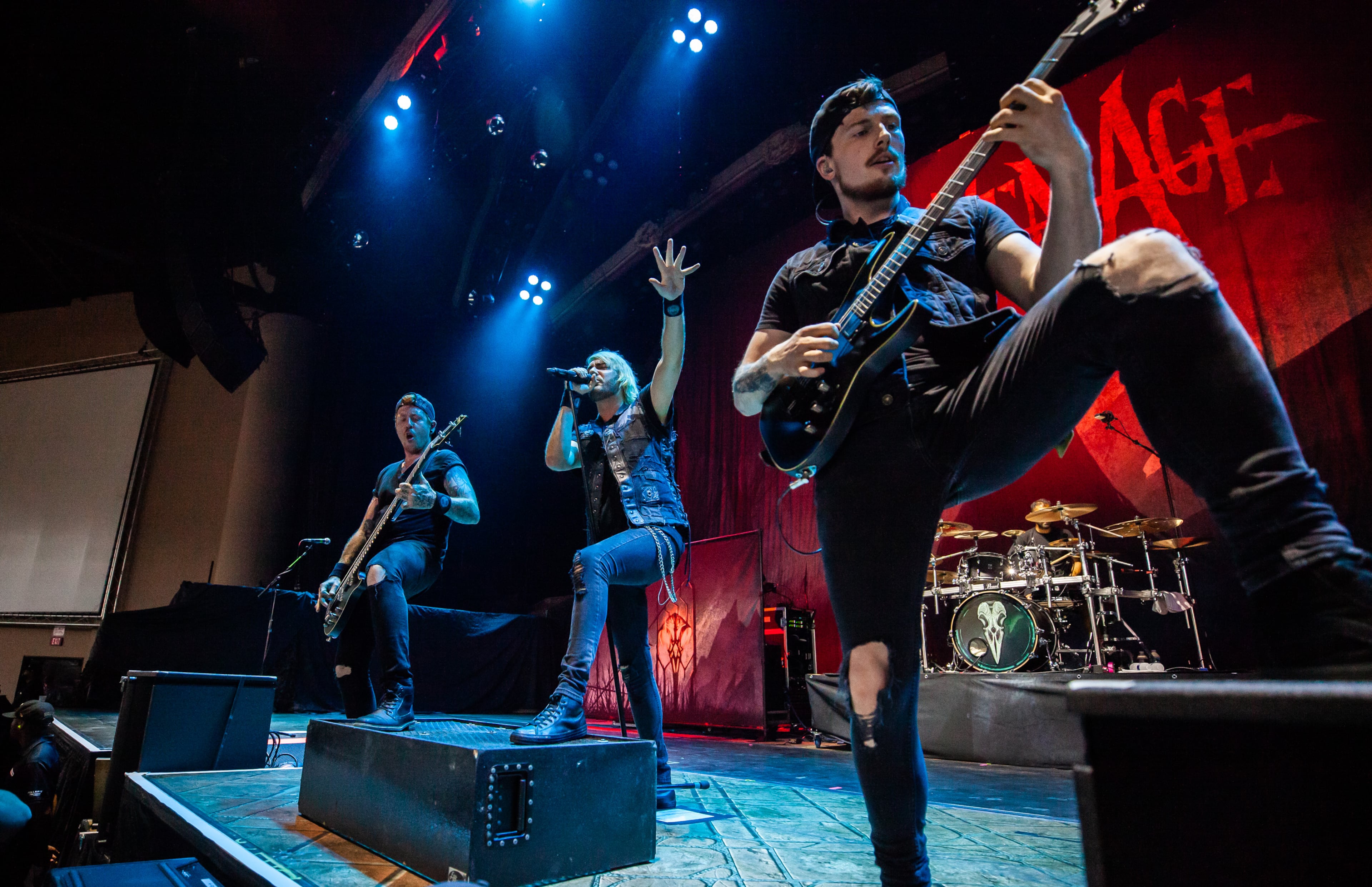 The Raven Age opened for Iron Maiden at Cellairis Amphitheatre at Lakewood on July 20, 2019.