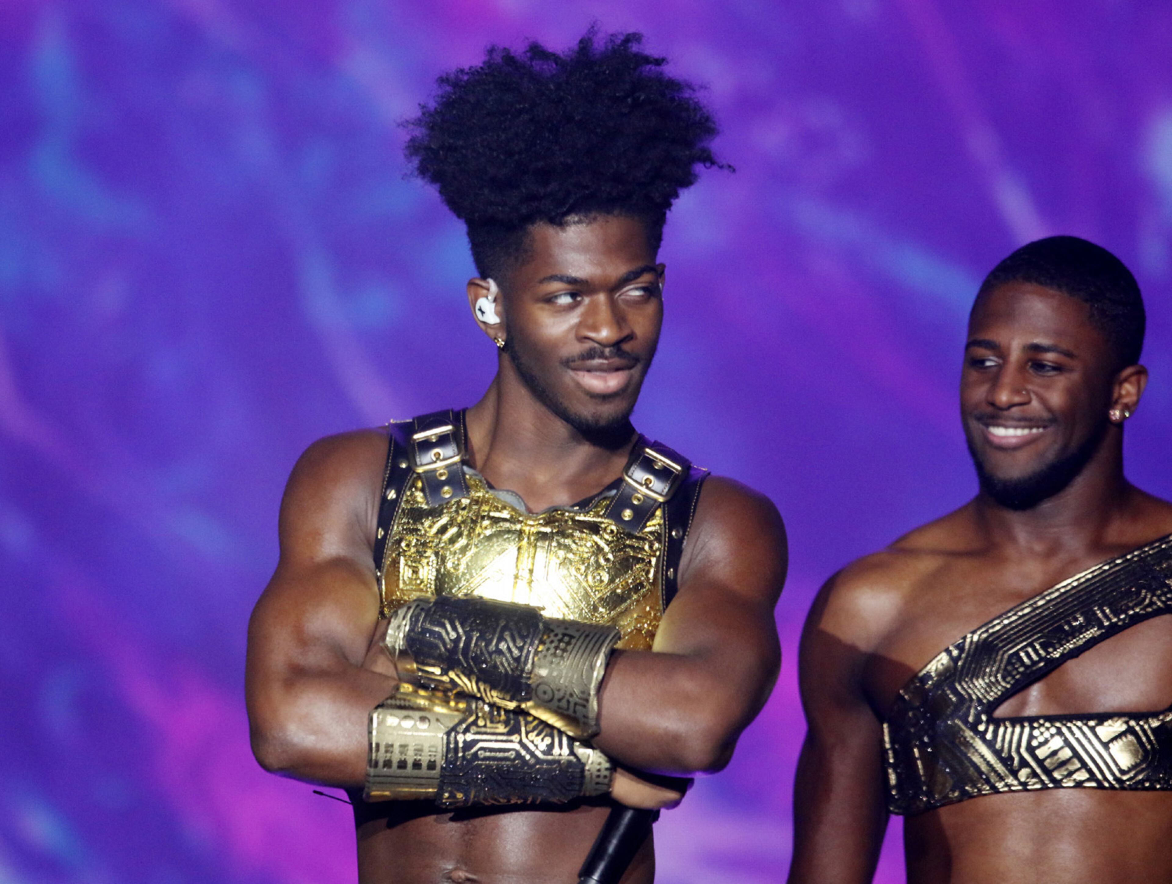 Atlanta native Lil Nas X played the first show of a two-night run in his hometown on Tuesday, Sept. 27, 2022, at the Coca-Cola Roxy Theatre. The Long Live Montero Tour hits the stage again Wednesday night at the Roxy in The Battery Atlanta. Robb Cohen for the Atlanta Journal-Constitution