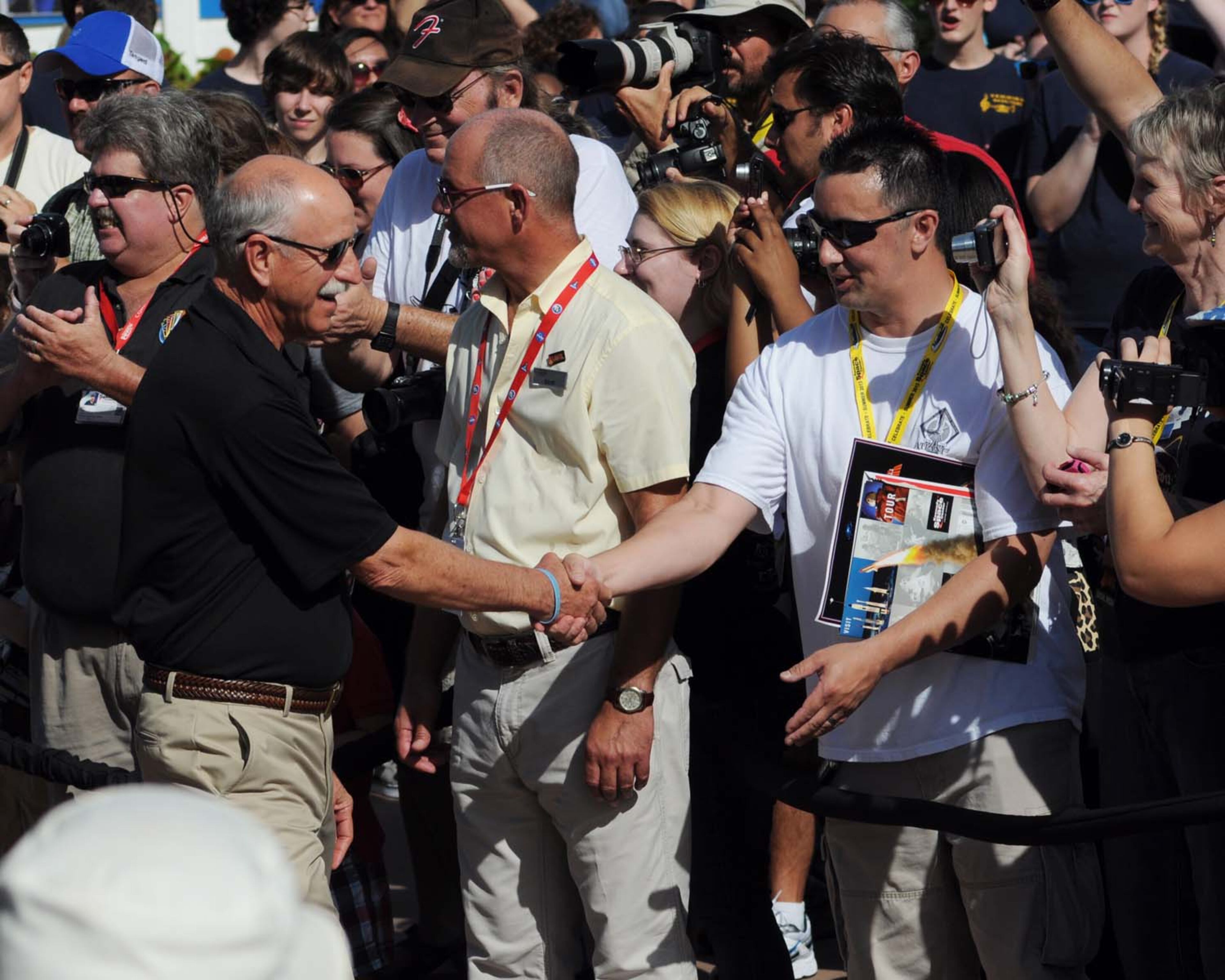 Excited visitors, astronauts, as well as, local and national dignitaries showed up to enjoy the fun and festivities during the official grand opening ceremony for the newest Kennedy Space Center Visitor Complex attraction, Space Shuttle Atlantis Experience.
