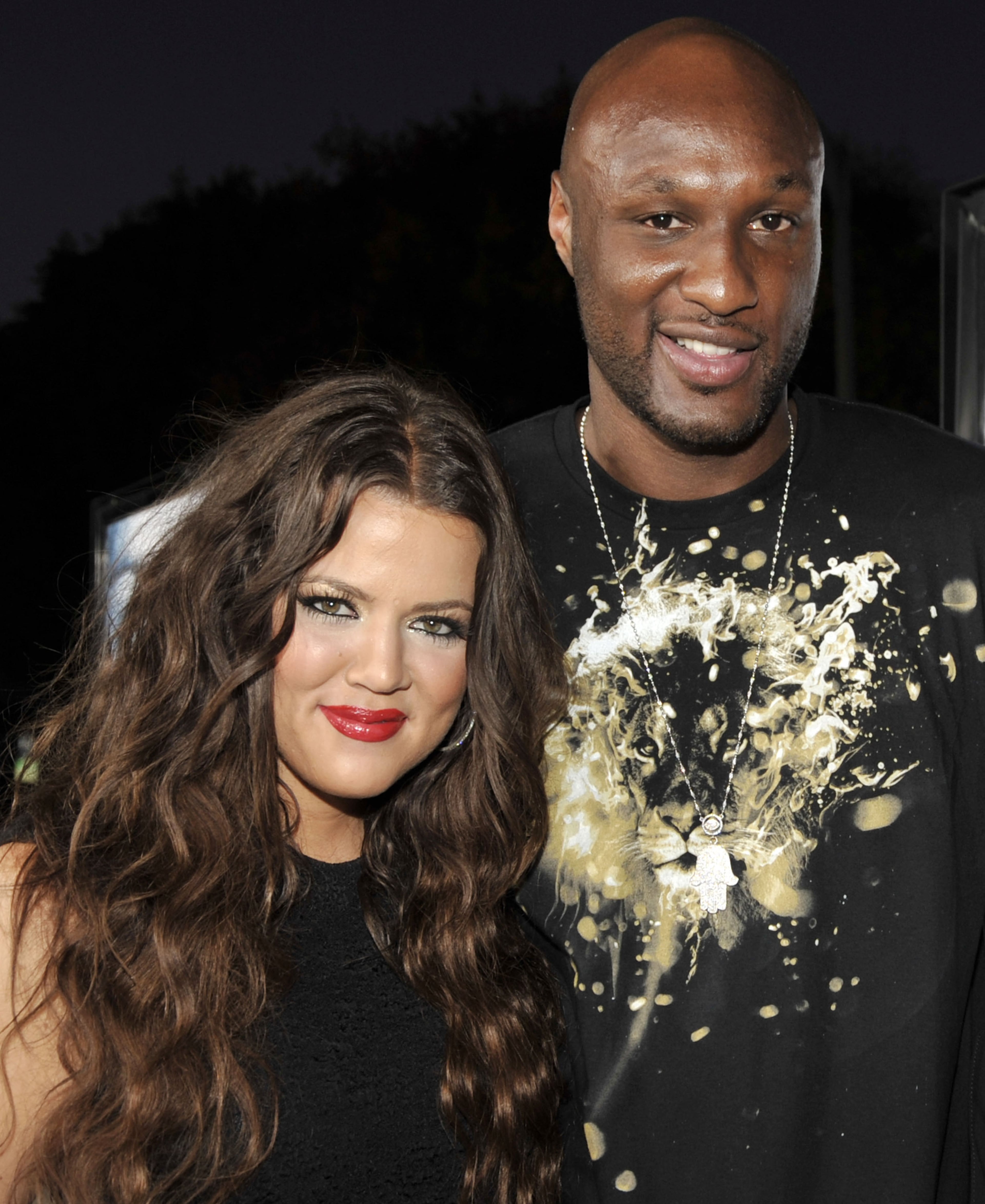 LOS ANGELES, CA - SEPTEMBER 09: Actress Khloe Kardashian (L) and NBA player Lamar Odom arrive at the premiere of Warner Bros. Pictures' "Whiteout" at the Village Theater on September 9, 2009 in Los Angeles, California. (Photo by Kevin Winter/Getty Images)