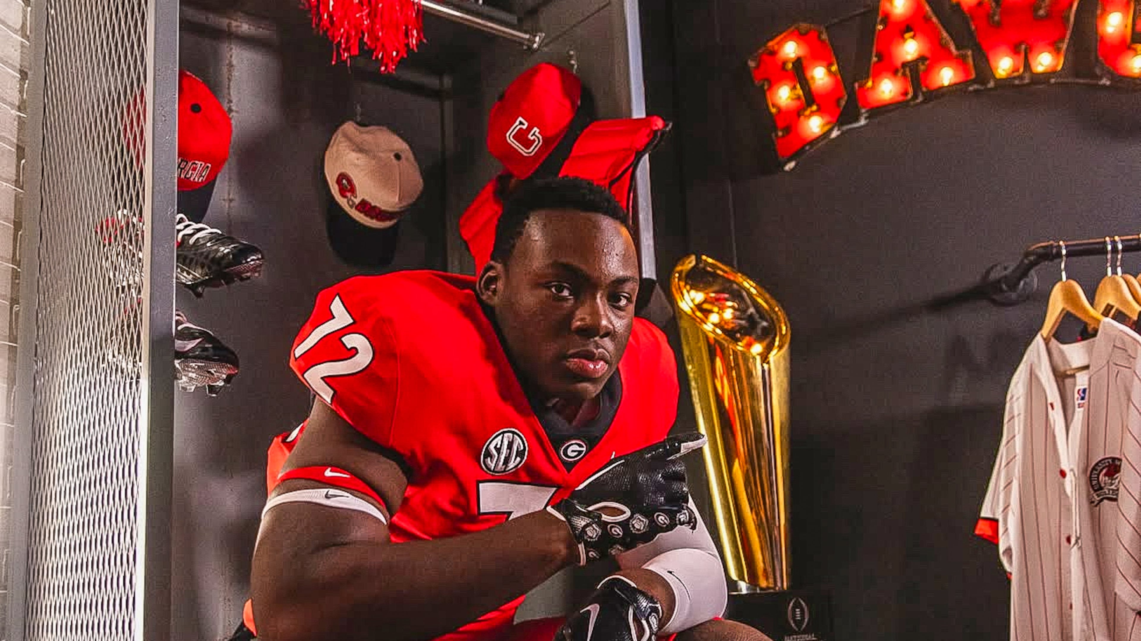 Four-star offensive tackle prospect Ekene Ogboko, younger brother of Georgia redshirt freshman Nnamdi Ogboko, announced his commitment to the Bulldogs, becoming the 18th commitment of the 2026 class. (Courtesy)